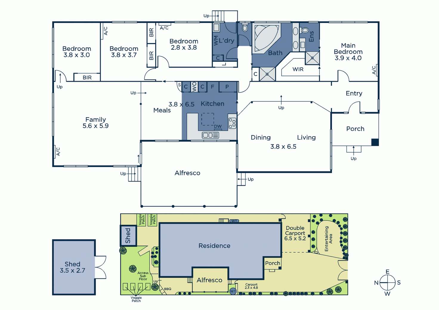 Floorplan of Homely house listing, 6 Dunloe Avenue, Mont Albert North VIC 3129