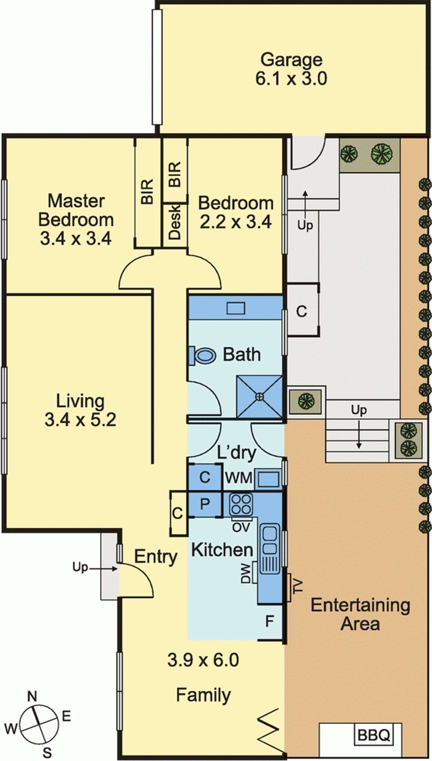 Floorplan of Homely unit listing, 2/32 Kenmare Street, Mont Albert VIC 3127