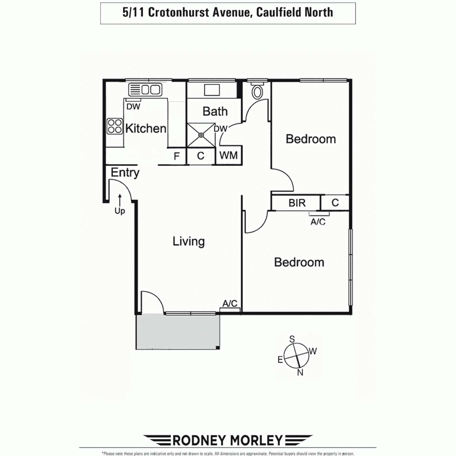 Floorplan of Homely apartment listing, 5/11 Crotonhurst Avenue, Caulfield North VIC 3161