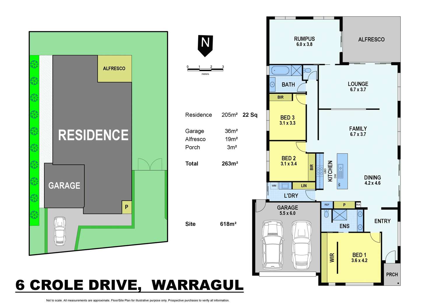 Floorplan of Homely house listing, 6 Crole Street, Warragul VIC 3820