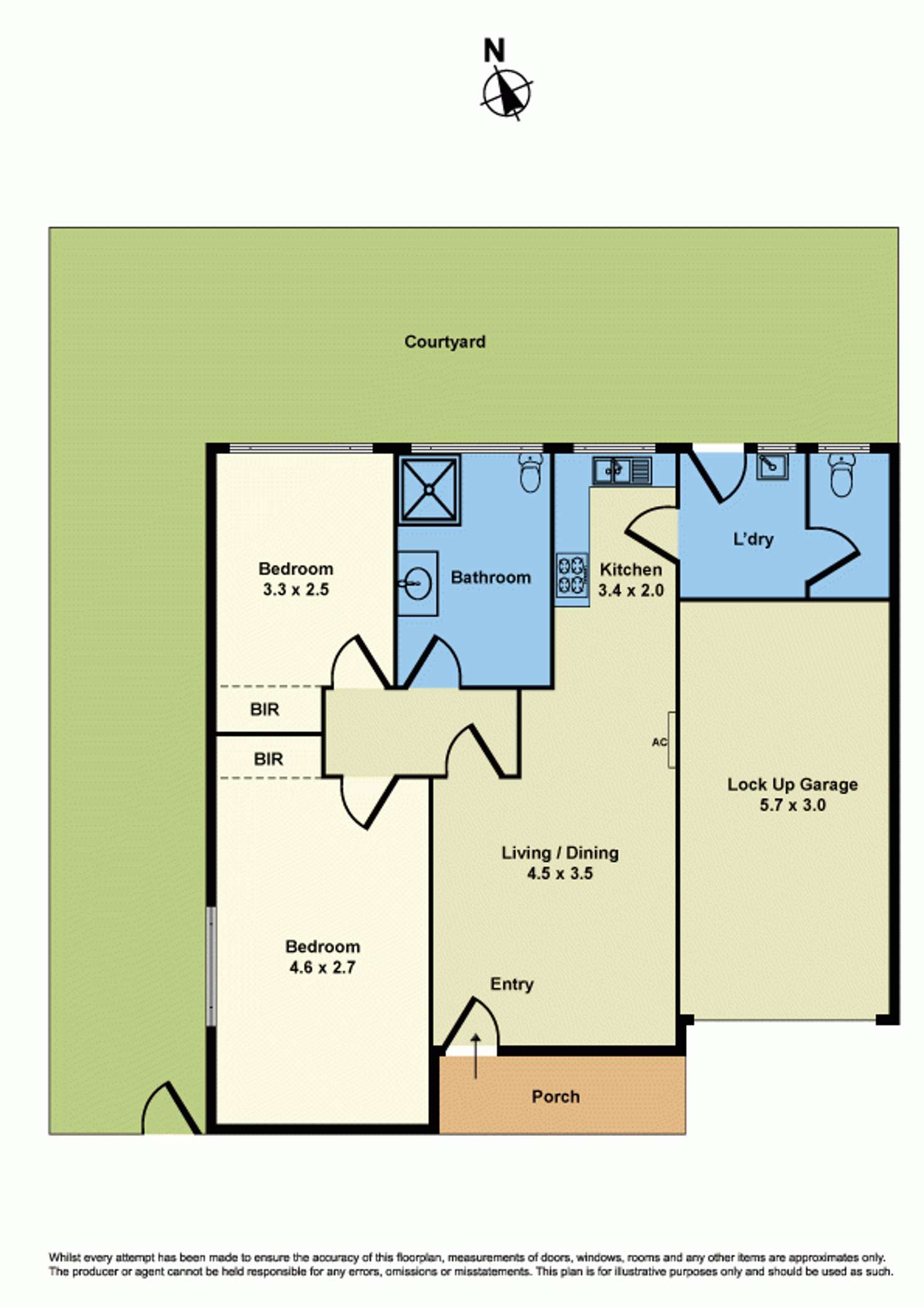 Floorplan of Homely villa listing, 1,2,3/34 Vernon Street, South Kingsville VIC 3015