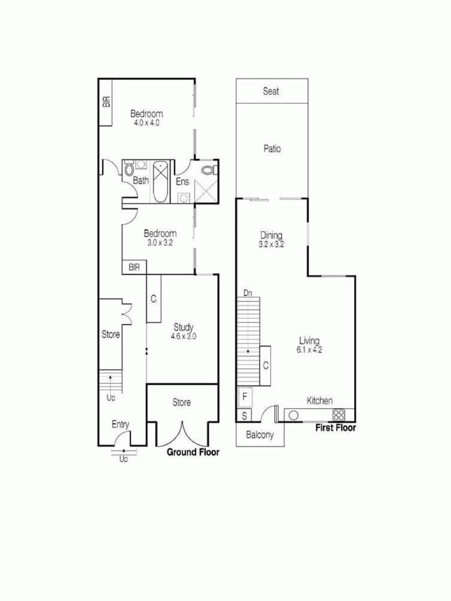 Floorplan of Homely house listing, 383 Highett Street, Richmond VIC 3121