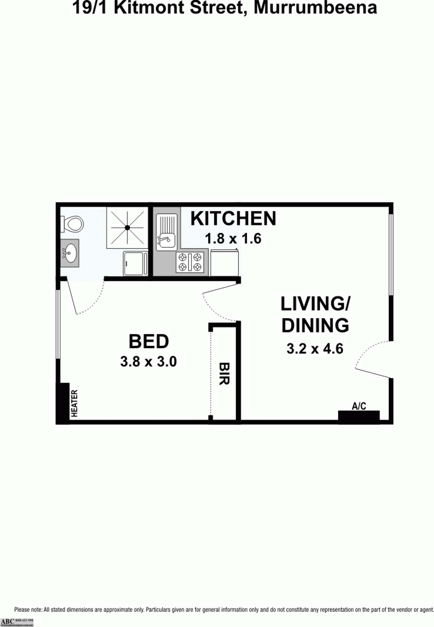 Floorplan of Homely apartment listing, 20/1 Kitmont Street, Murrumbeena VIC 3163