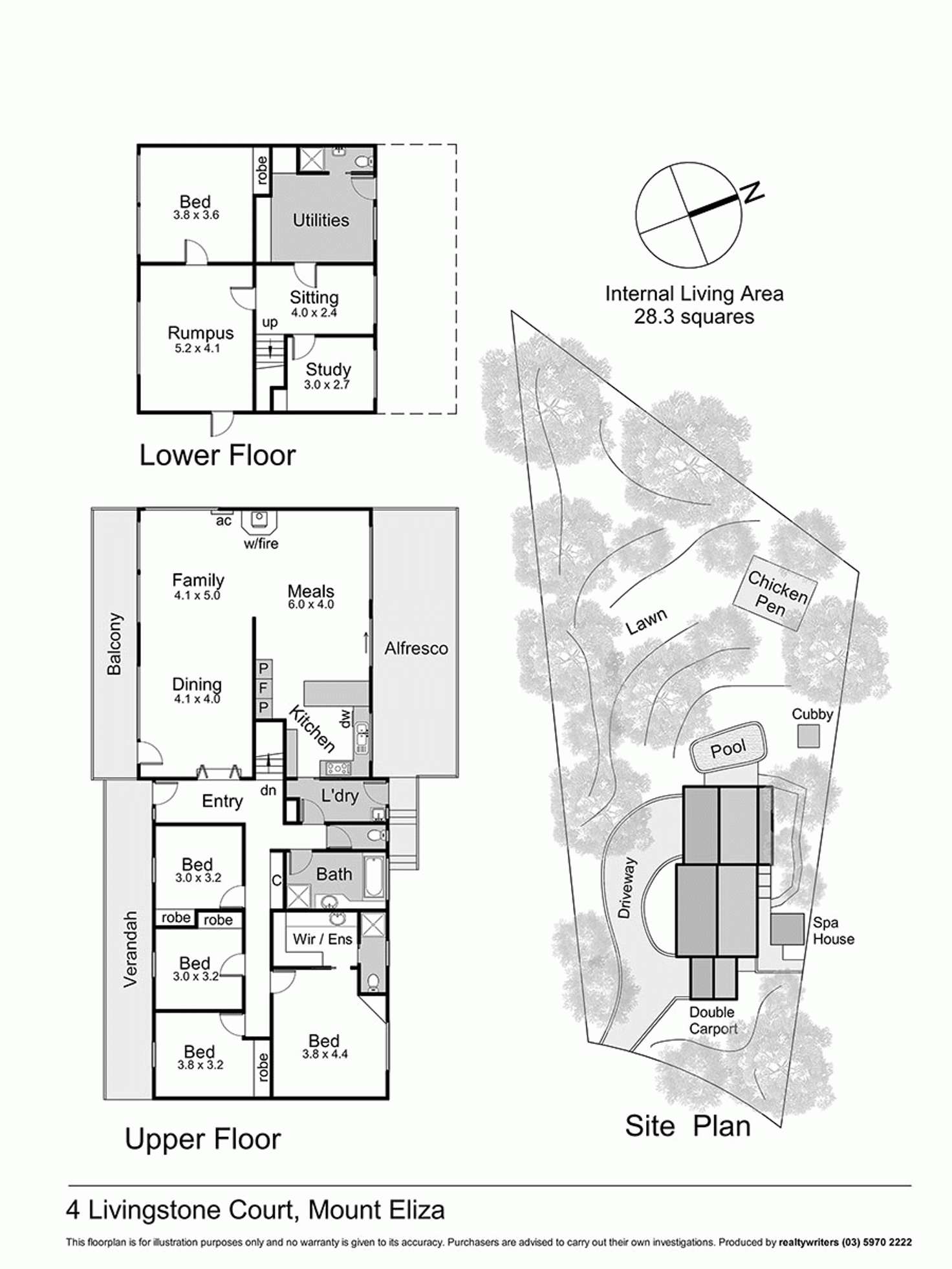 Floorplan of Homely house listing, 4 Livingstone Court, Mount Eliza VIC 3930