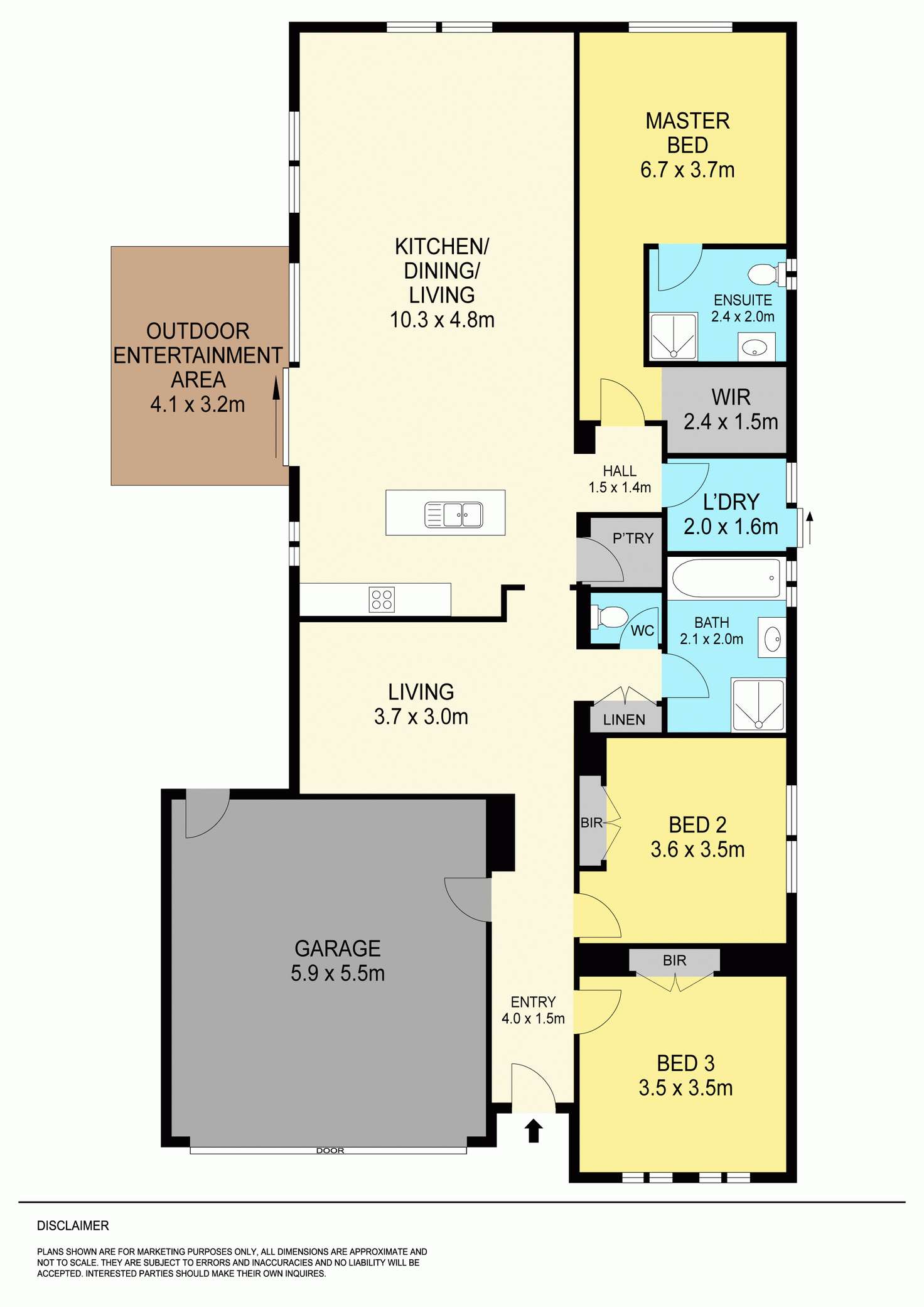 Floorplan of Homely house listing, 5 Hodge Street, Miners Rest VIC 3352