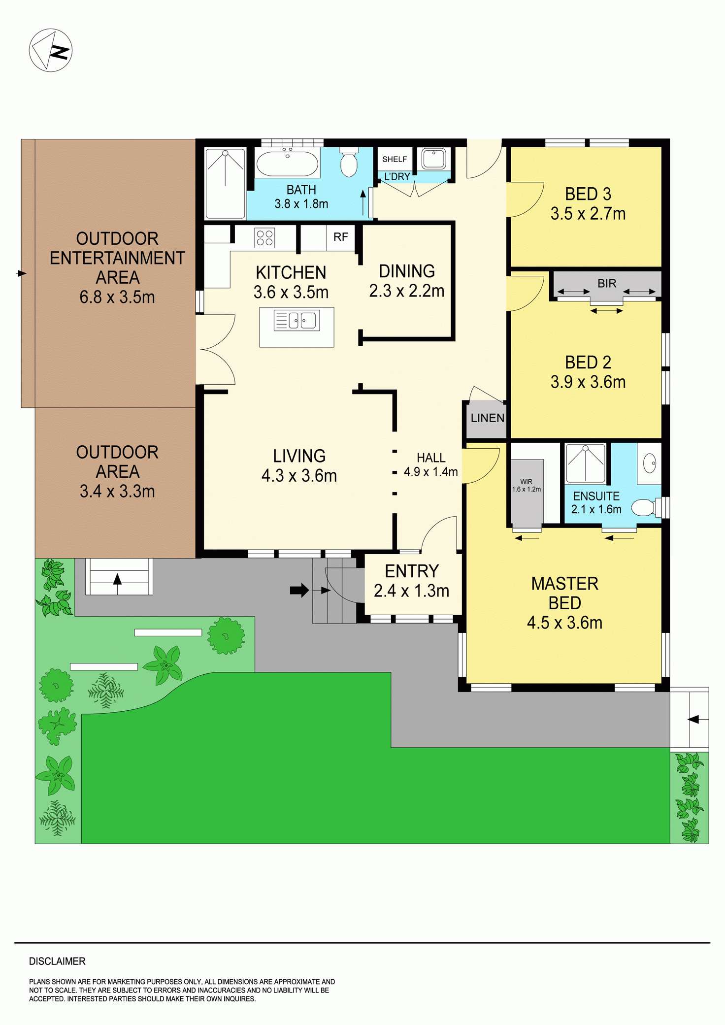 Floorplan of Homely house listing, 916 Ligar Street, Ballarat North VIC 3350