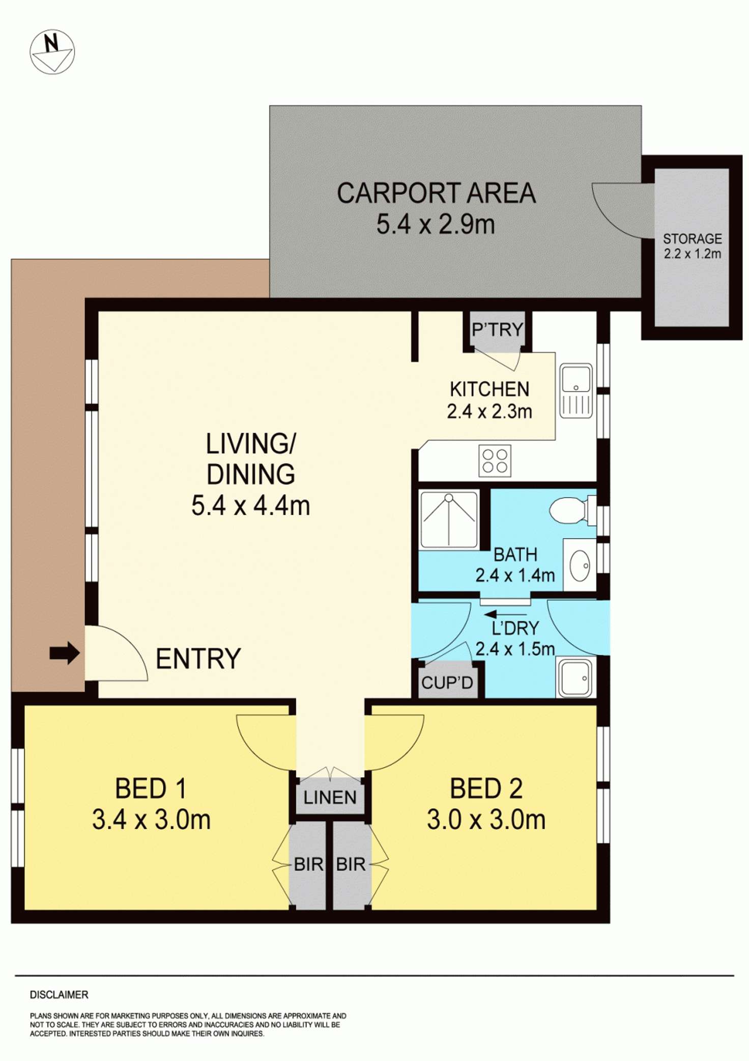 Floorplan of Homely unit listing, 4/15 Webbconna Parade, Wendouree VIC 3355