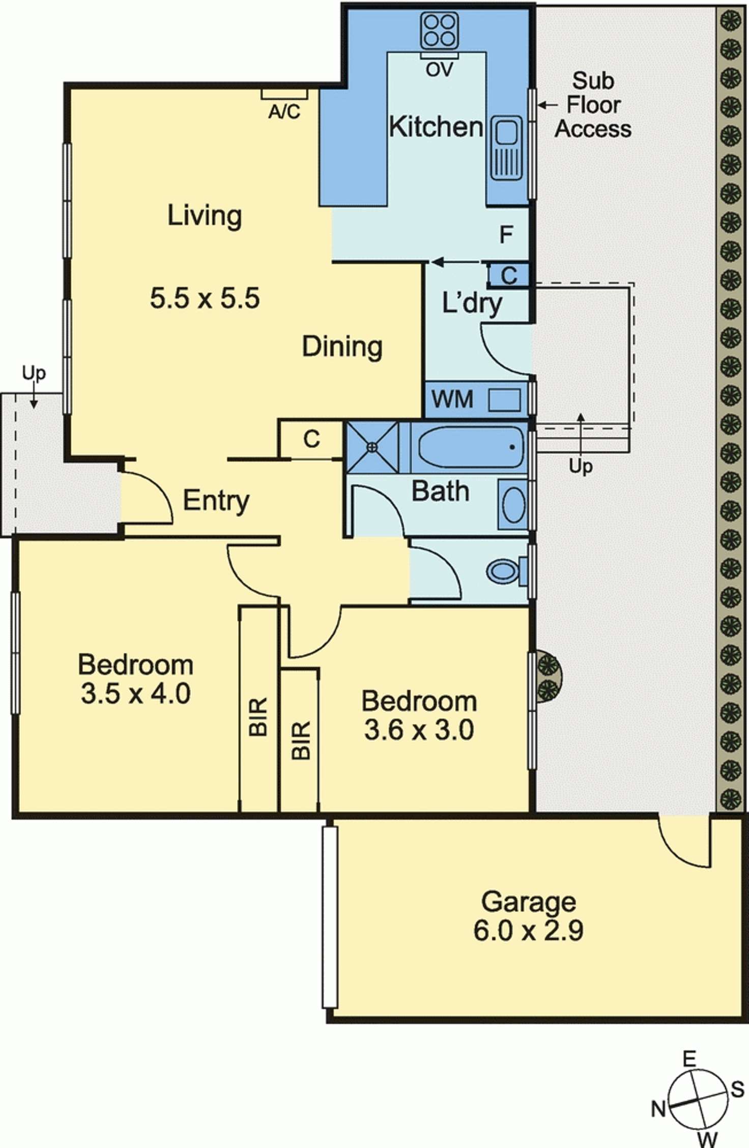 Floorplan of Homely unit listing, 6/57-59 Glen Iris Road, Glen Iris VIC 3146