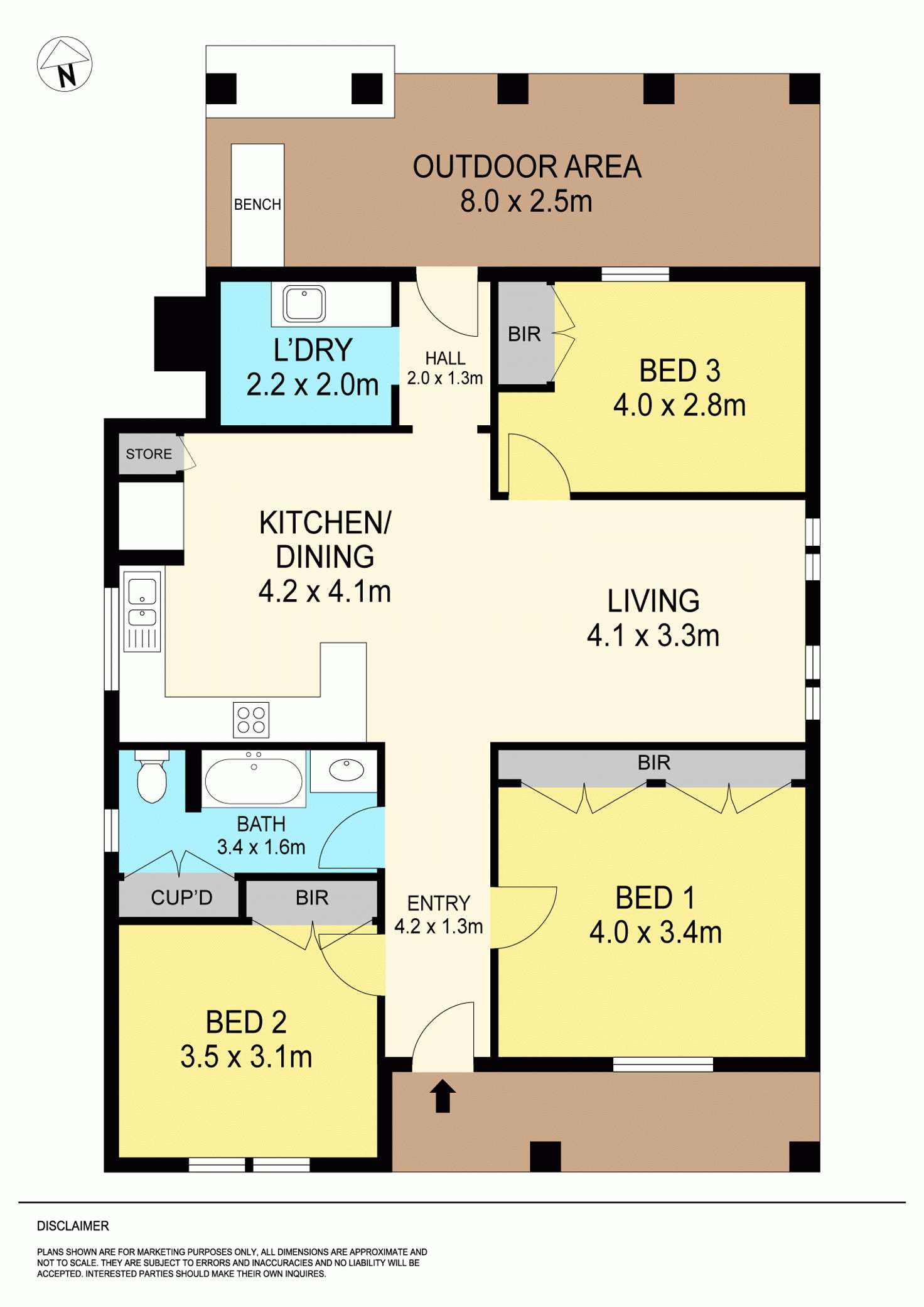 Floorplan of Homely house listing, 1 Napier Street, Black Hill VIC 3350