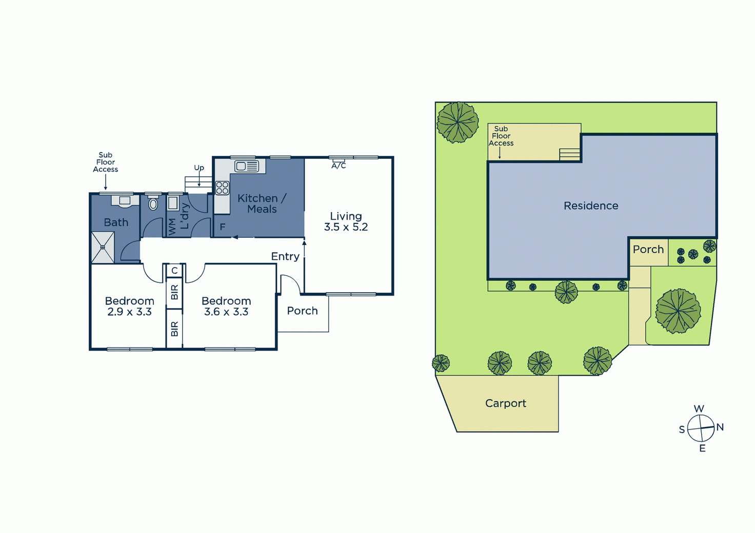 Floorplan of Homely unit listing, 3/47 Packham Street, Box Hill North VIC 3129