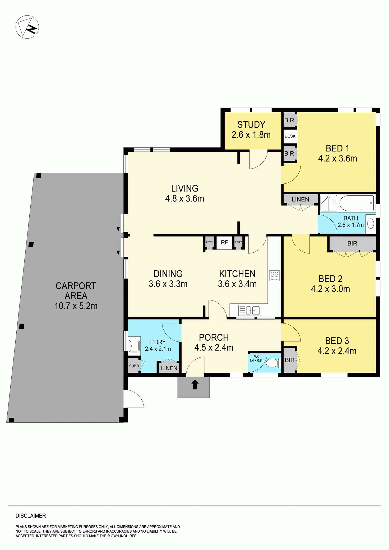 Floorplan of Homely house listing, 222 Larter Street, Golden Point VIC 3350