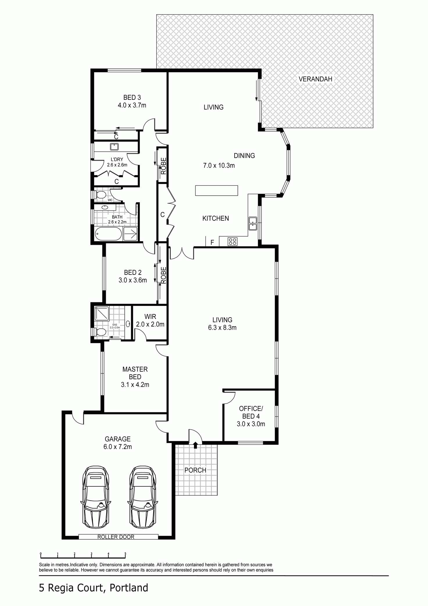 Floorplan of Homely house listing, 5 REGIA Court, Portland VIC 3305