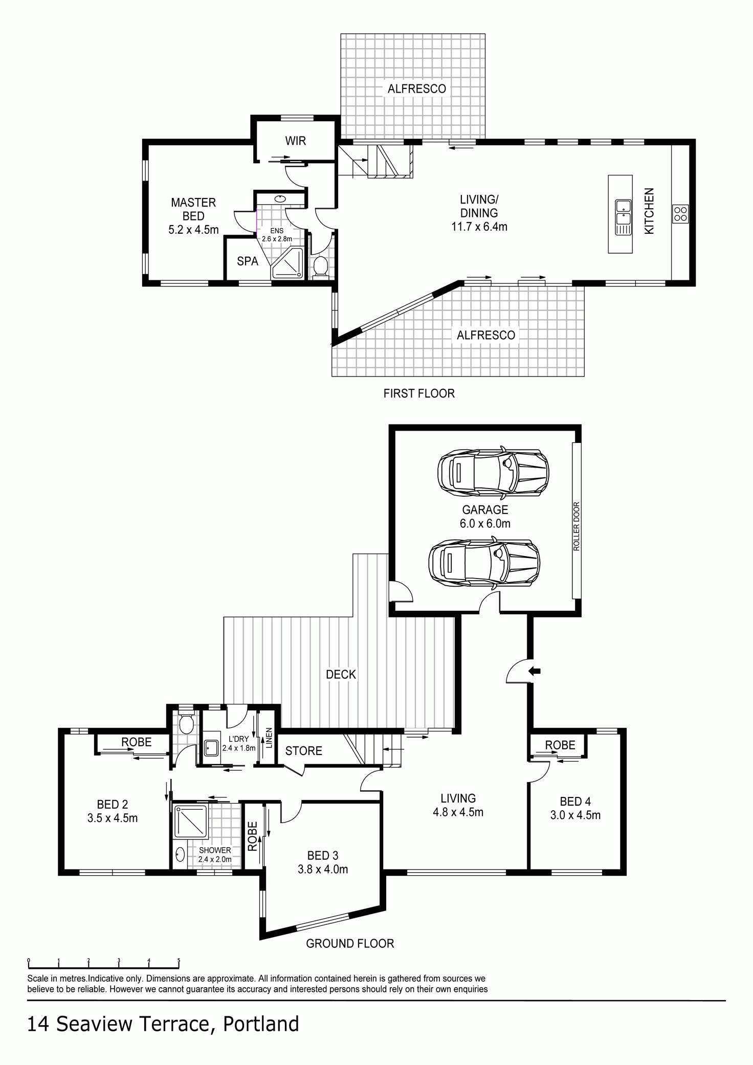 Floorplan of Homely house listing, 14 SEAVIEW Terrace, Portland VIC 3305