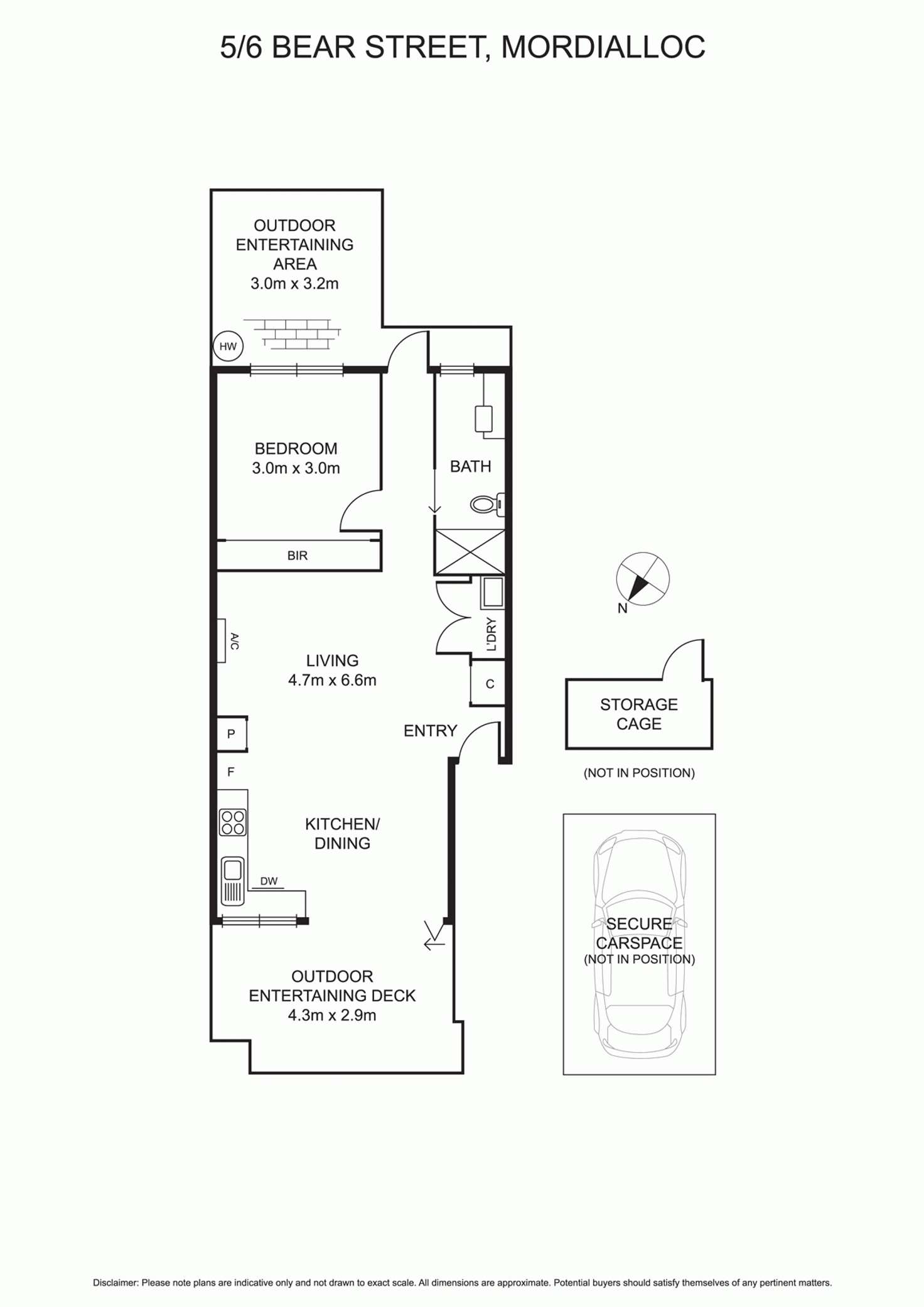 Floorplan of Homely apartment listing, 5/6 Bear Street, Mordialloc VIC 3195