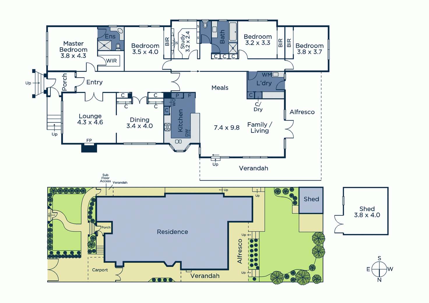 Floorplan of Homely house listing, 14 Wellman Street, Box Hill South VIC 3128