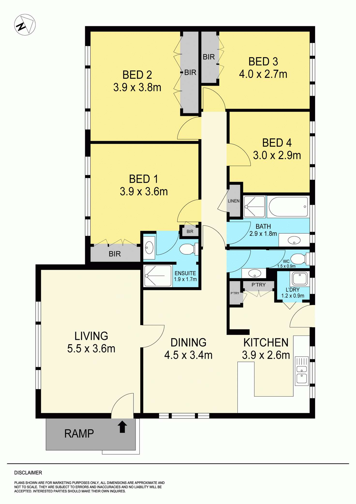 Floorplan of Homely house listing, 224 Lonsdale Street, Redan VIC 3350