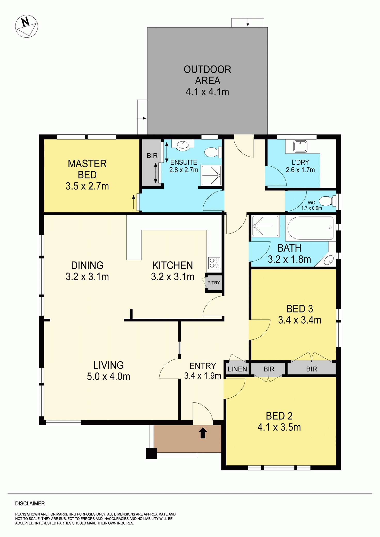 Floorplan of Homely house listing, 13 Iris Avenue, Wendouree VIC 3355