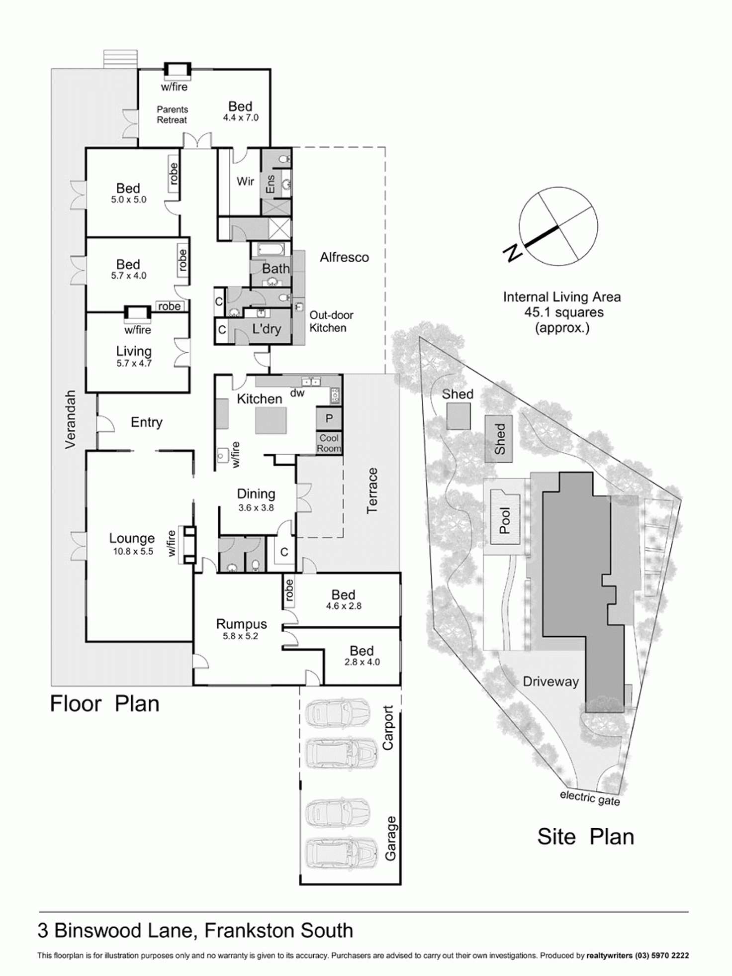 Floorplan of Homely house listing, 3 Binswood Lane, Frankston South VIC 3199