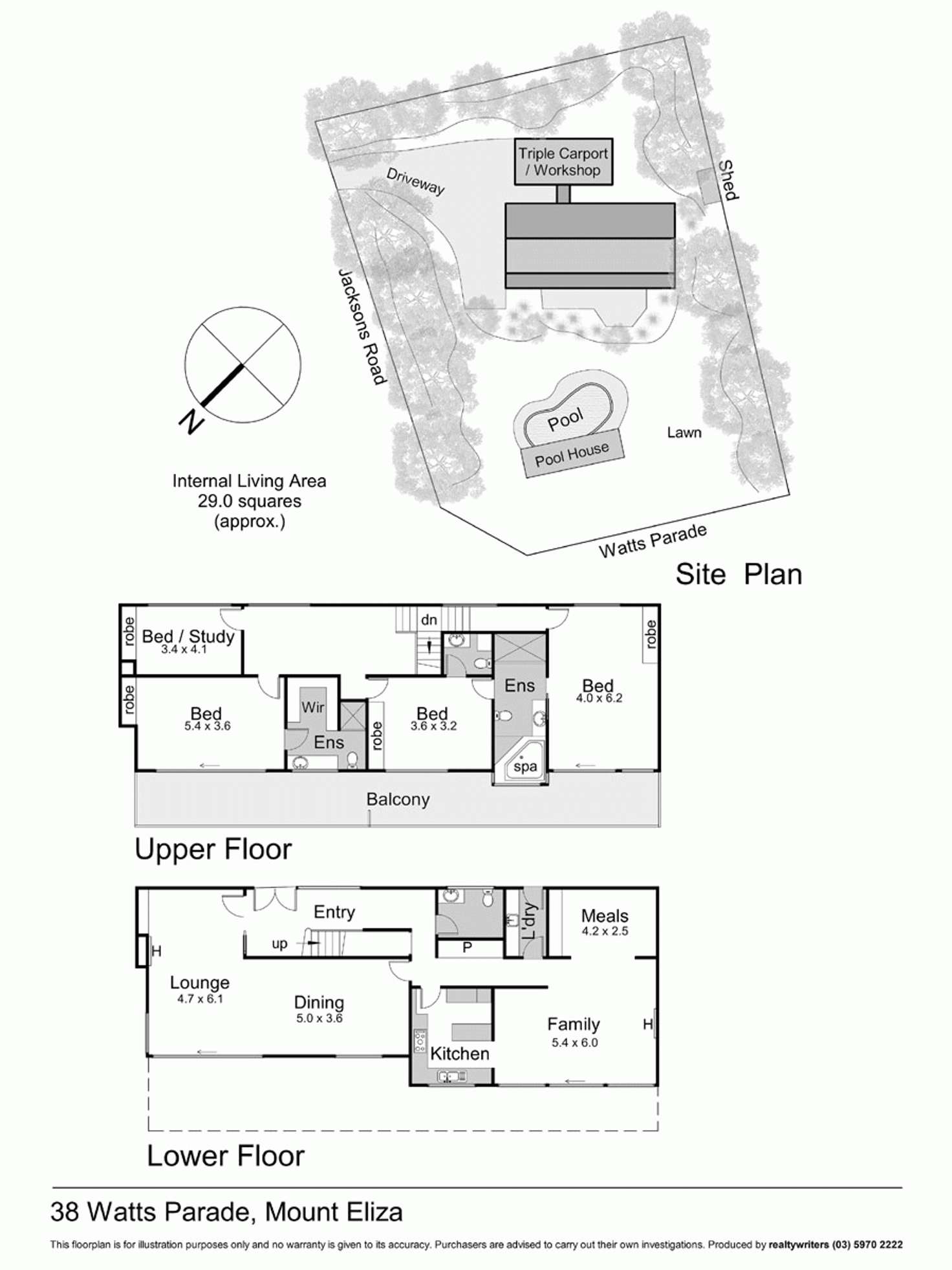 Floorplan of Homely house listing, 38 Watts Parade, Mount Eliza VIC 3930