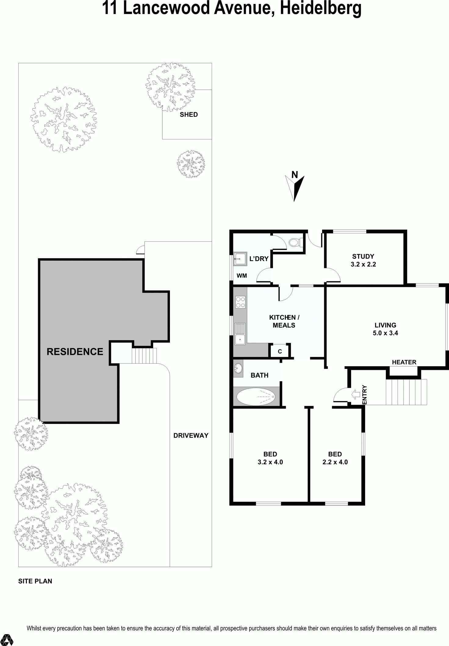 Floorplan of Homely house listing, 11 Lancewood Avenue, Heidelberg West VIC 3081