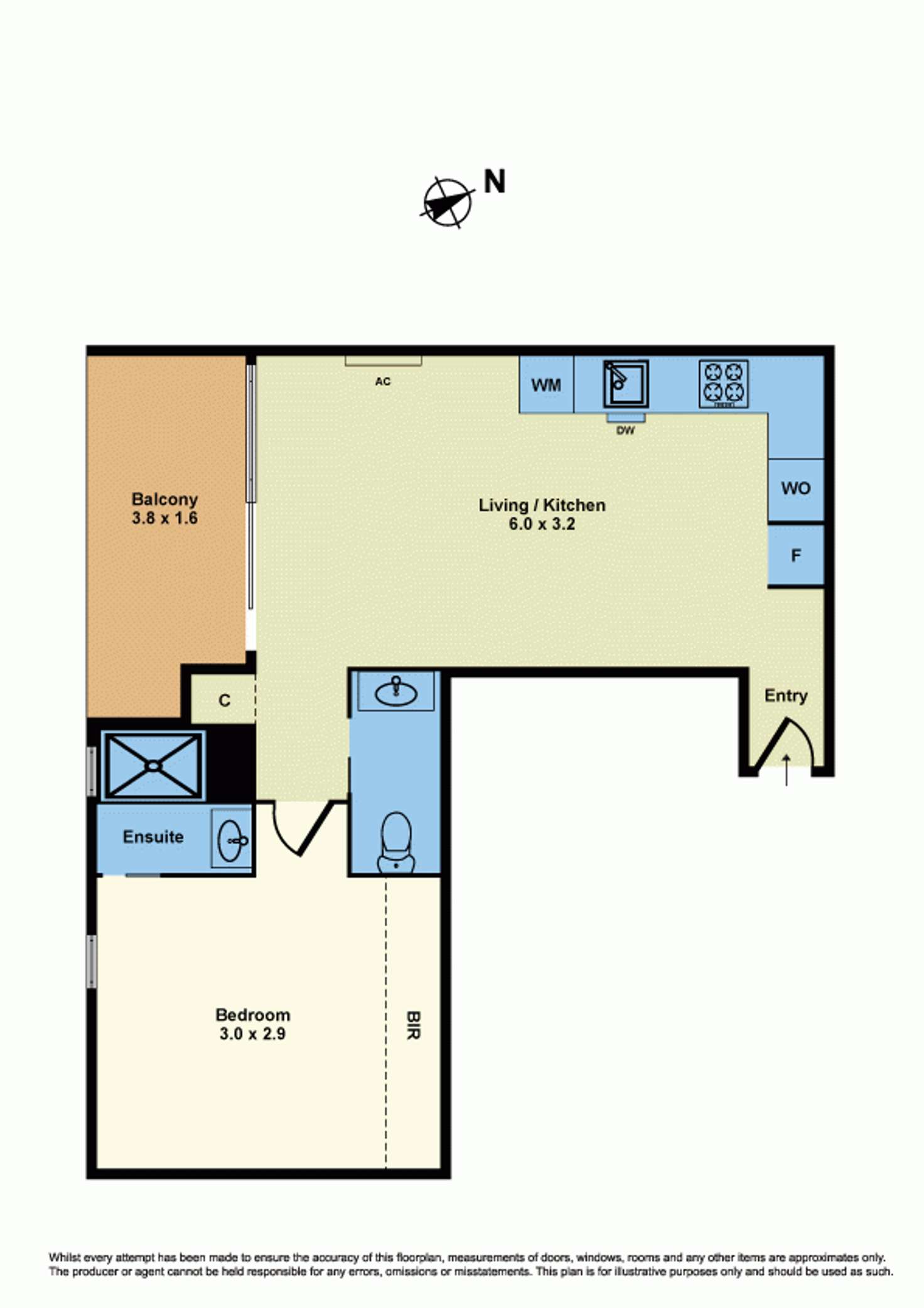 Floorplan of Homely apartment listing, 101/25 Clifton Street, Prahran VIC 3181