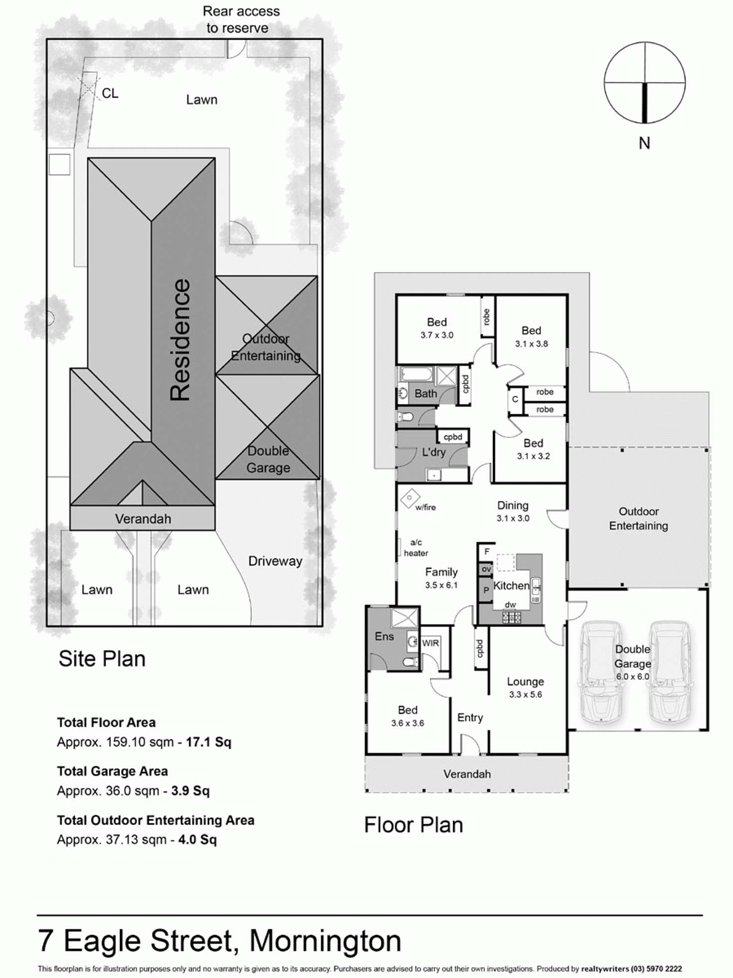 Floorplan of Homely house listing, 7 Eagle Street, Mornington VIC 3931