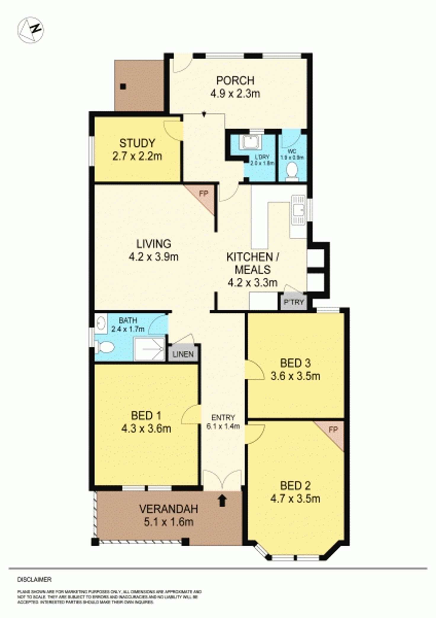Floorplan of Homely house listing, 303 Drummond Street South, Ballarat Central VIC 3350