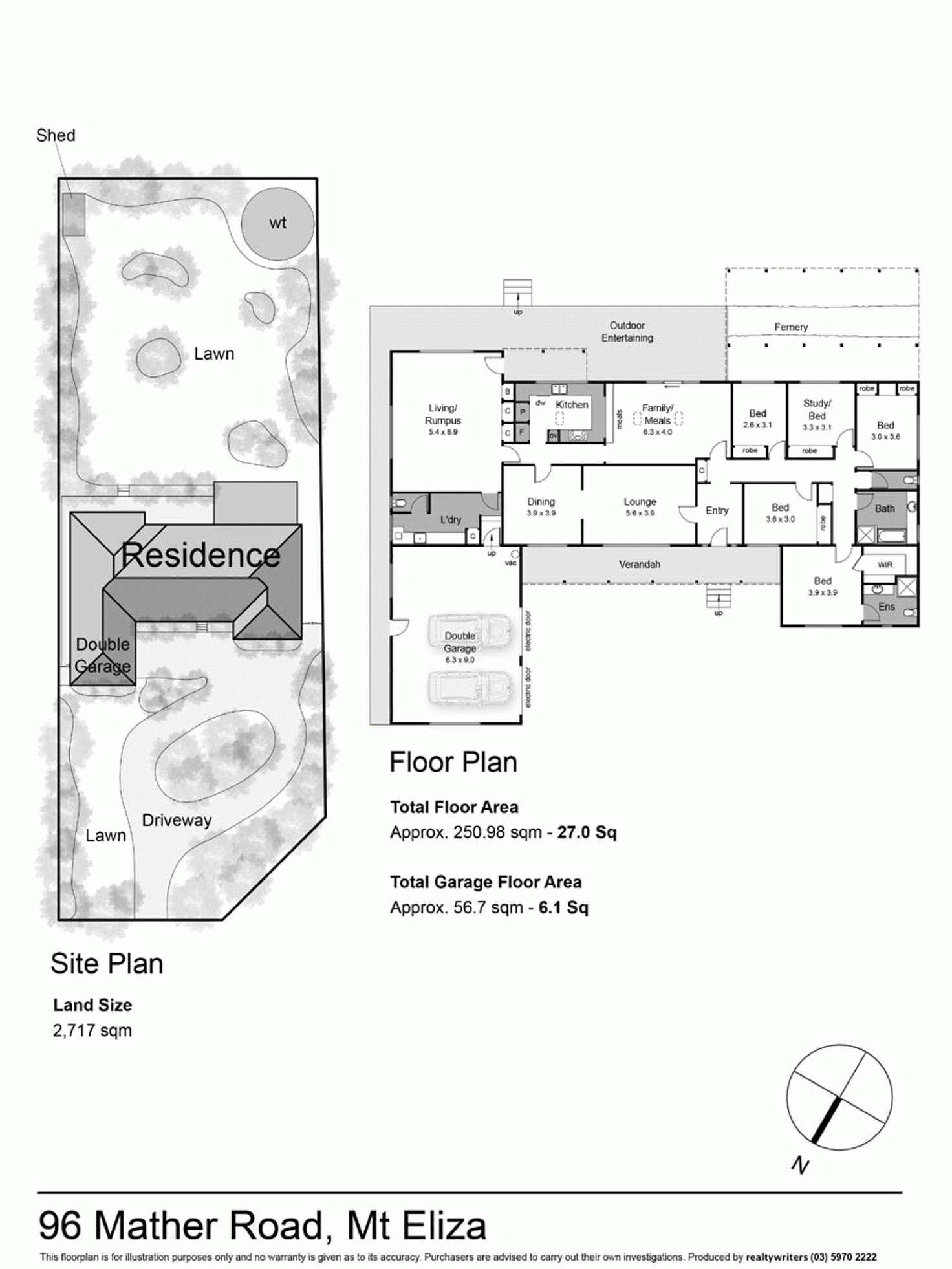 Floorplan of Homely house listing, 96 Mather Road, Mount Eliza VIC 3930