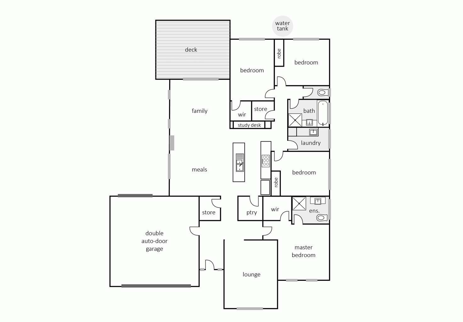 Floorplan of Homely house listing, 103 Dyson Drive, Alfredton VIC 3350