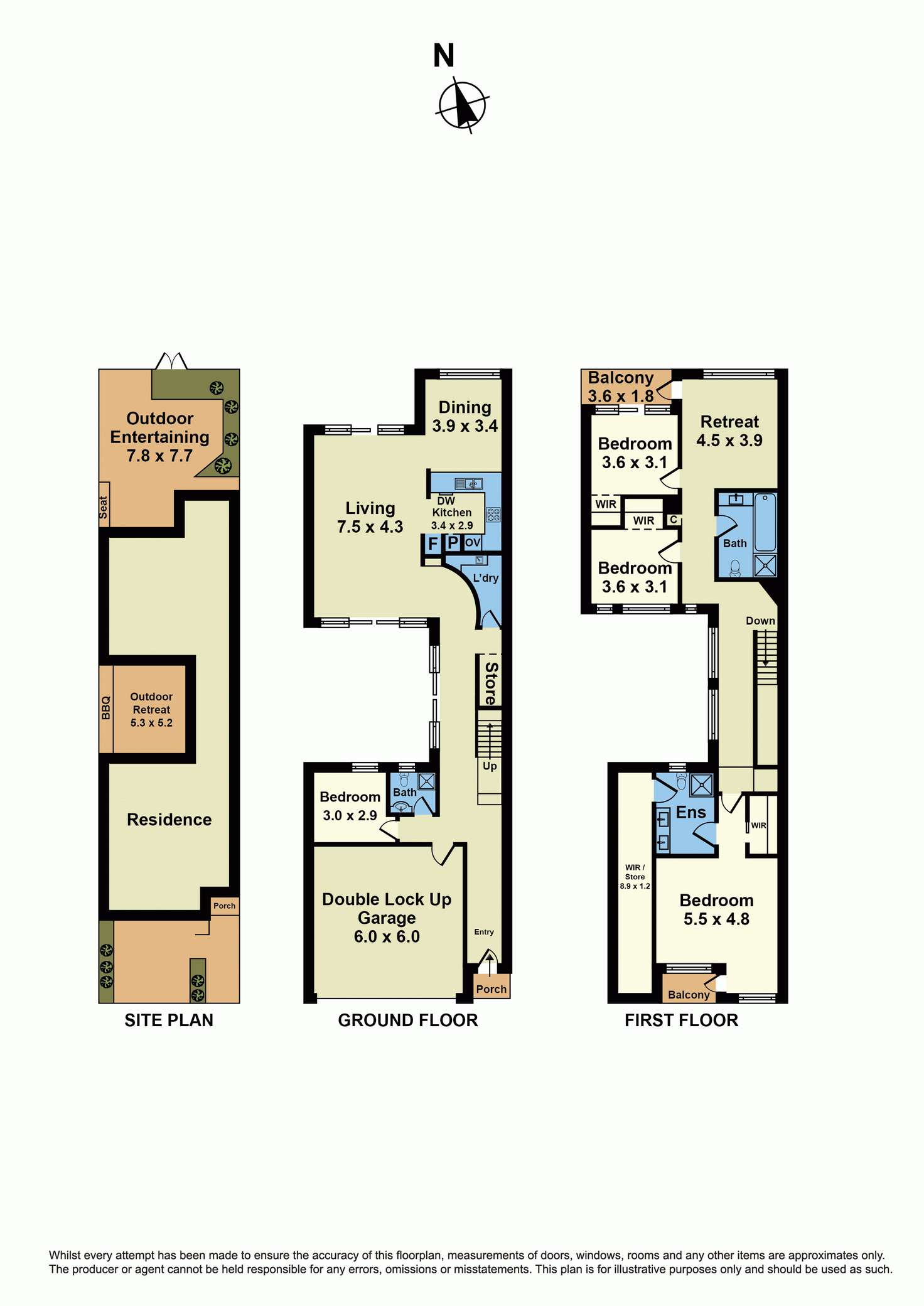 Floorplan of Homely house listing, 82 Middle Park Drive, Sanctuary Lakes VIC 3030