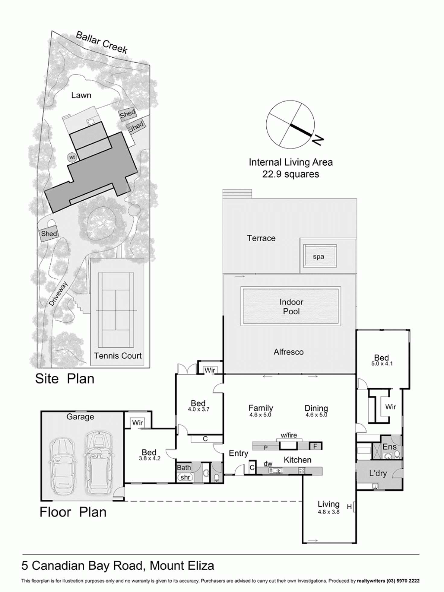 Floorplan of Homely house listing, 5 Canadian Bay Road, Mount Eliza VIC 3930