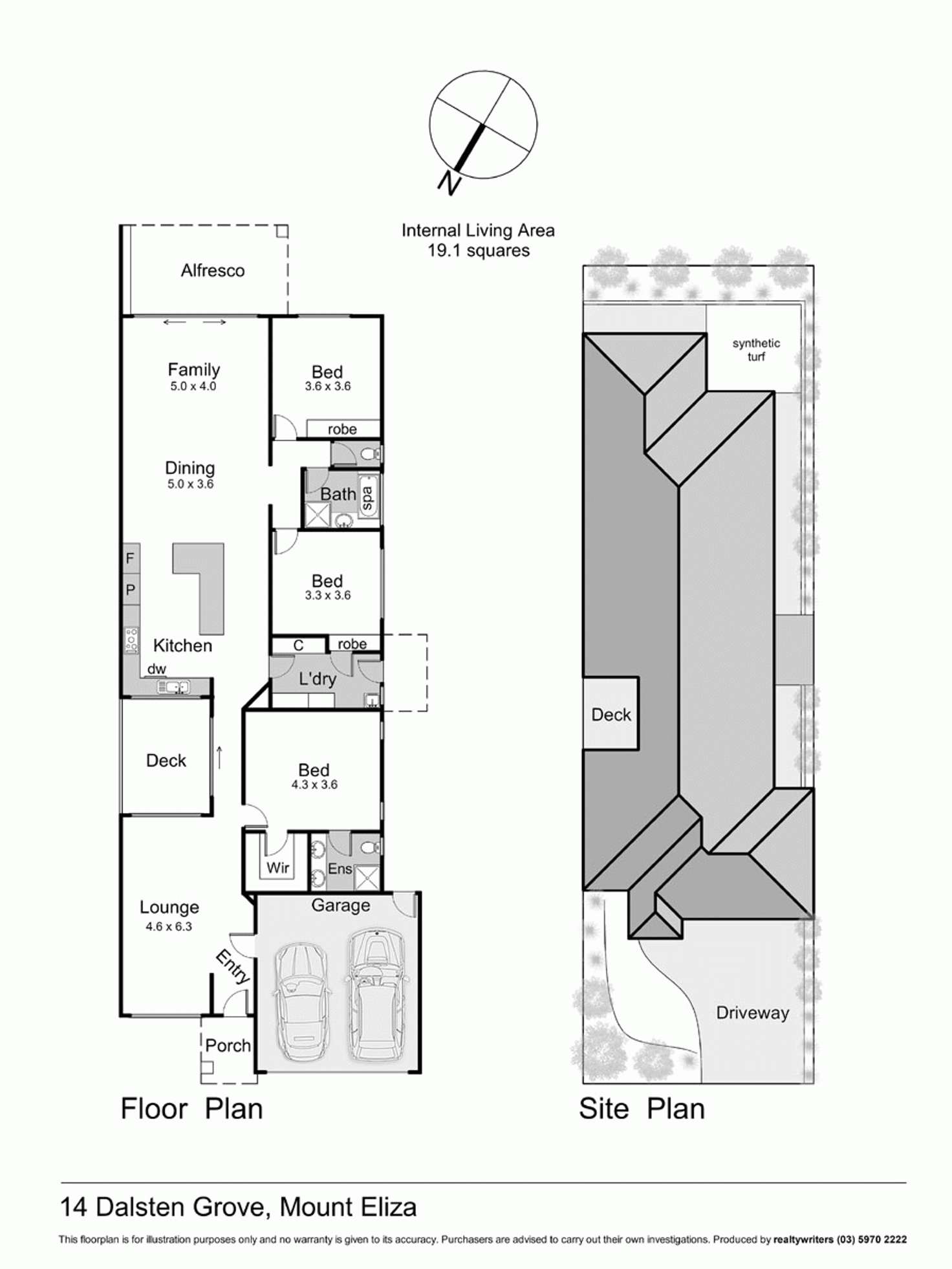 Floorplan of Homely house listing, 14 Dalsten Grove, Mount Eliza VIC 3930