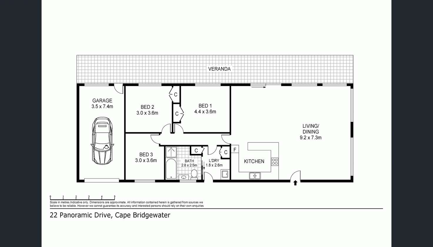 Floorplan of Homely house listing, 22 Panoramic Drive, Cape Bridgewater VIC 3305