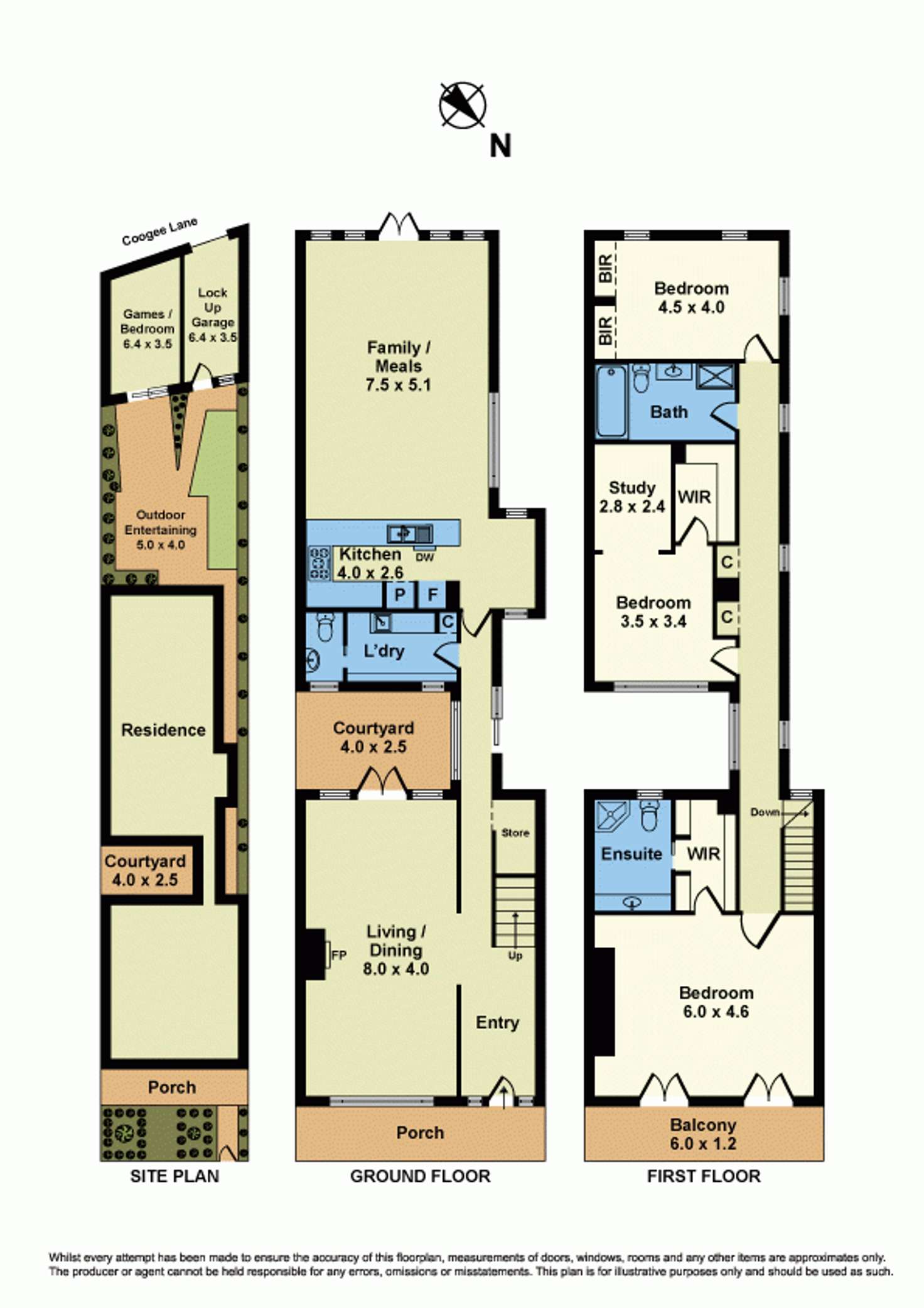 Floorplan of Homely house listing, 76 Railway Crescent, Williamstown VIC 3016