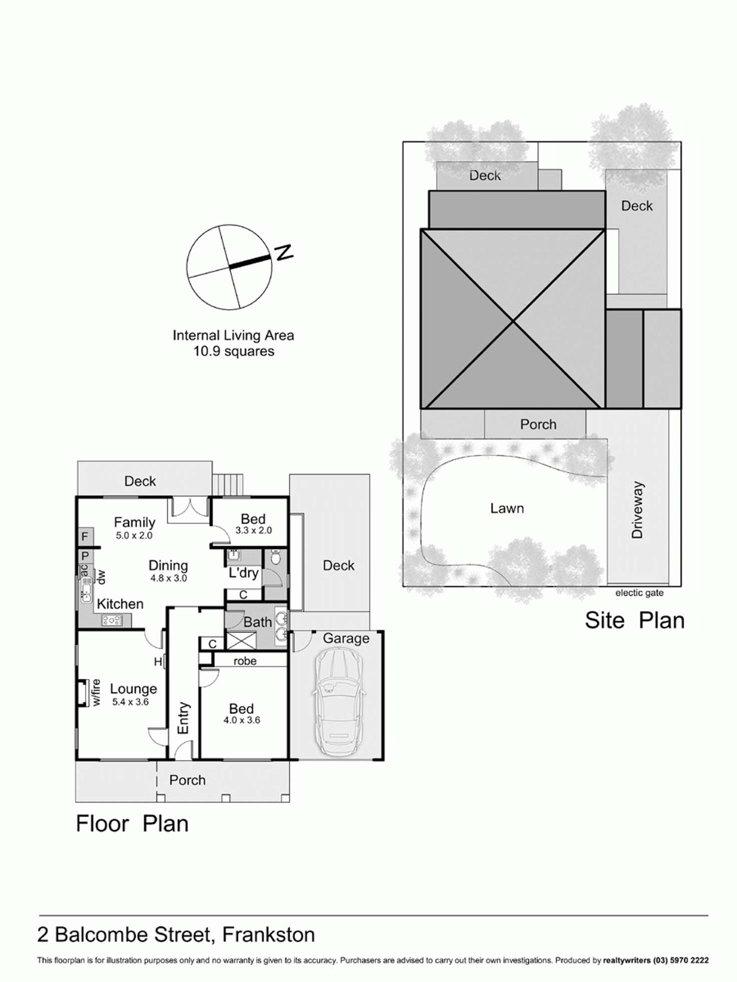 Floorplan of Homely house listing, 2 Balcombe Street, Frankston VIC 3199