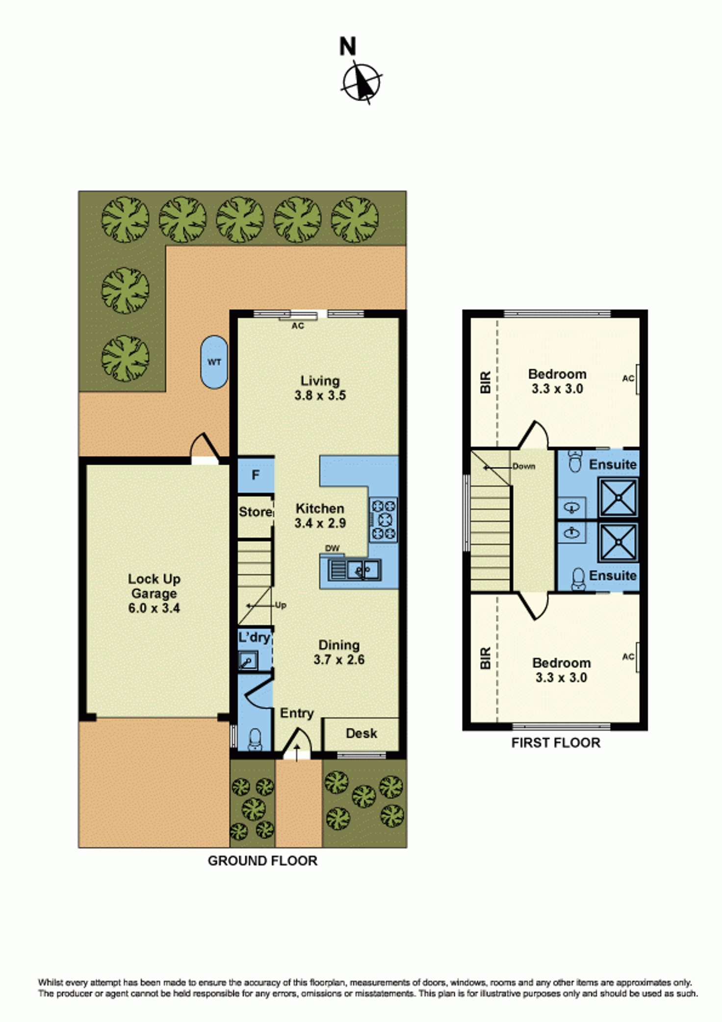 Floorplan of Homely townhouse listing, 12 Dolman Lane, Newport VIC 3015