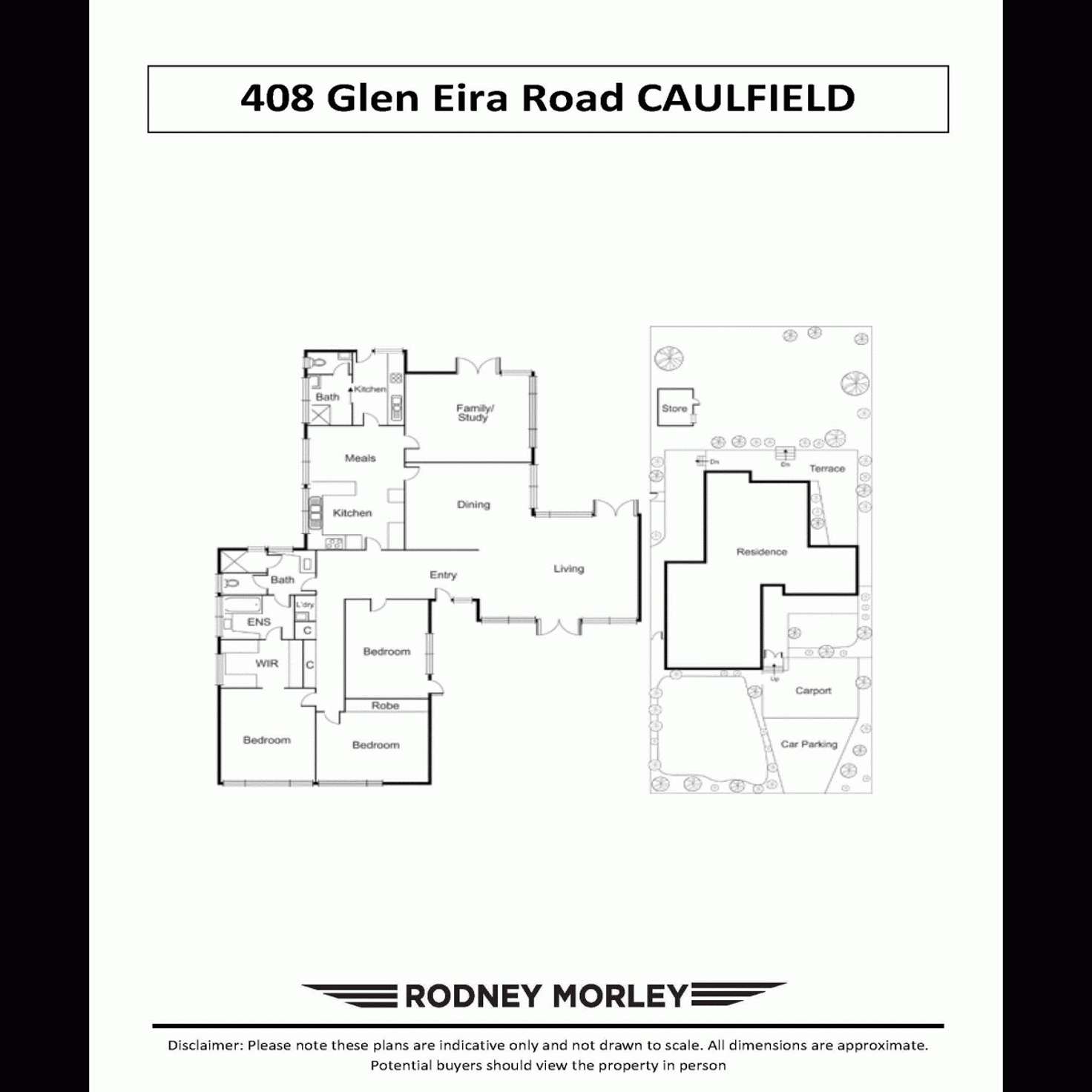 Floorplan of Homely house listing, 408 Glen Eira Road, Caulfield VIC 3162