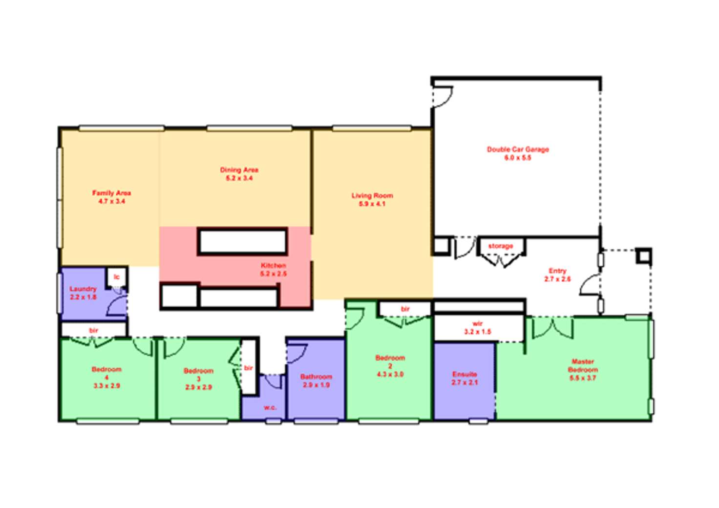 Floorplan of Homely house listing, 9 Oxley Bend, Alfredton VIC 3350