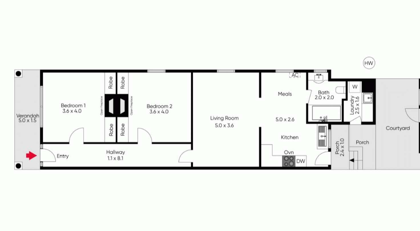 Floorplan of Homely house listing, 19 Mason Avenue, Elwood VIC 3184