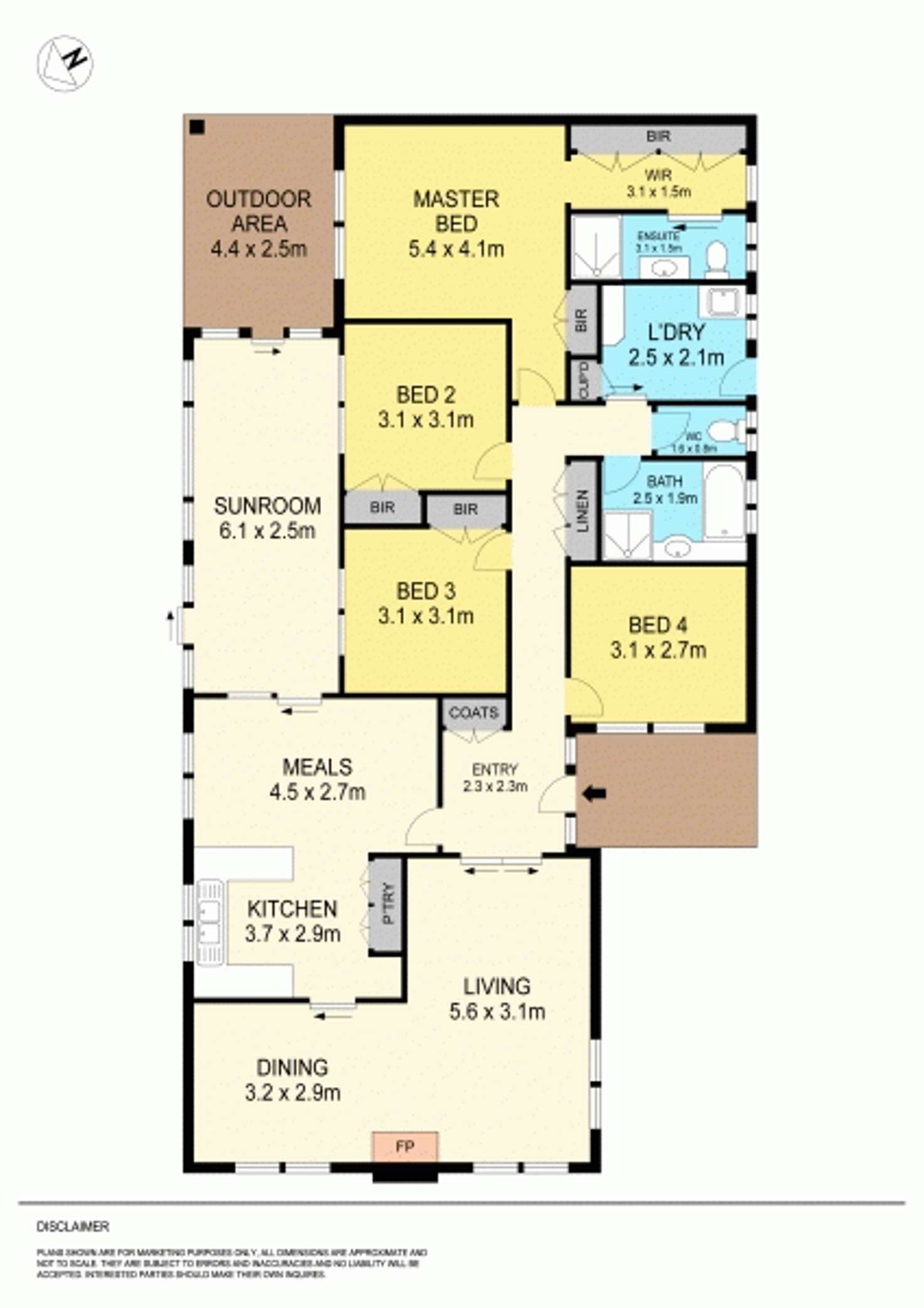 Floorplan of Homely house listing, 9 Tinworth Avenue, Mount Clear VIC 3350