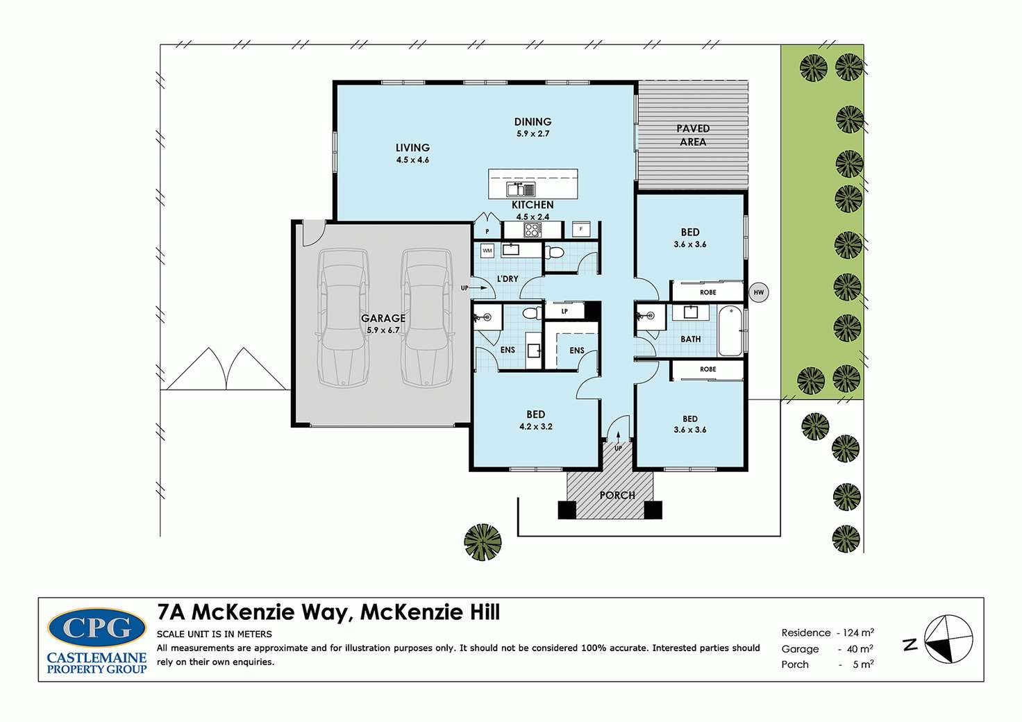 Floorplan of Homely house listing, 7A McKenzie Way, Mckenzie Hill VIC 3451