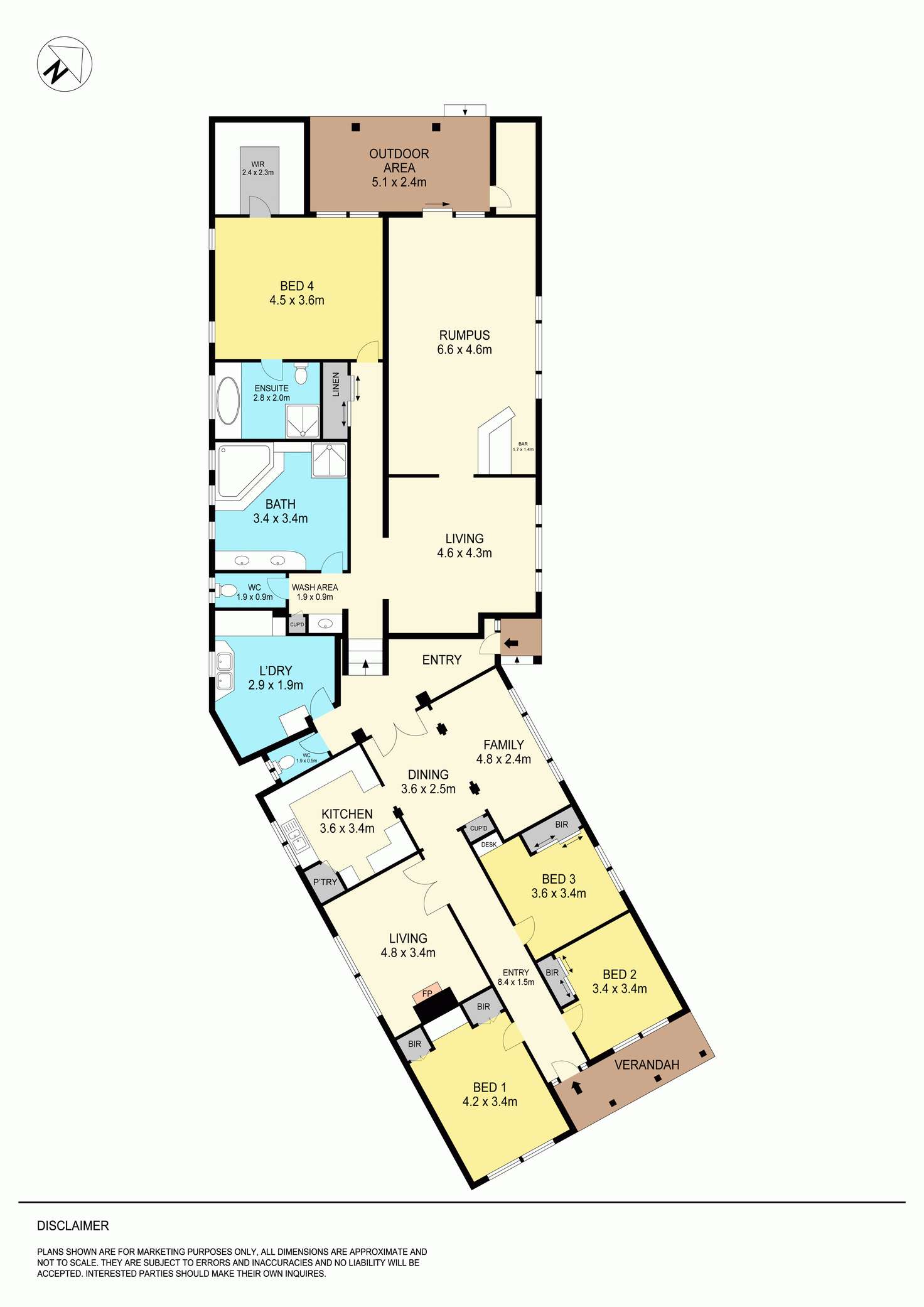 Floorplan of Homely house listing, 108 Campbells Crescent, Redan VIC 3350