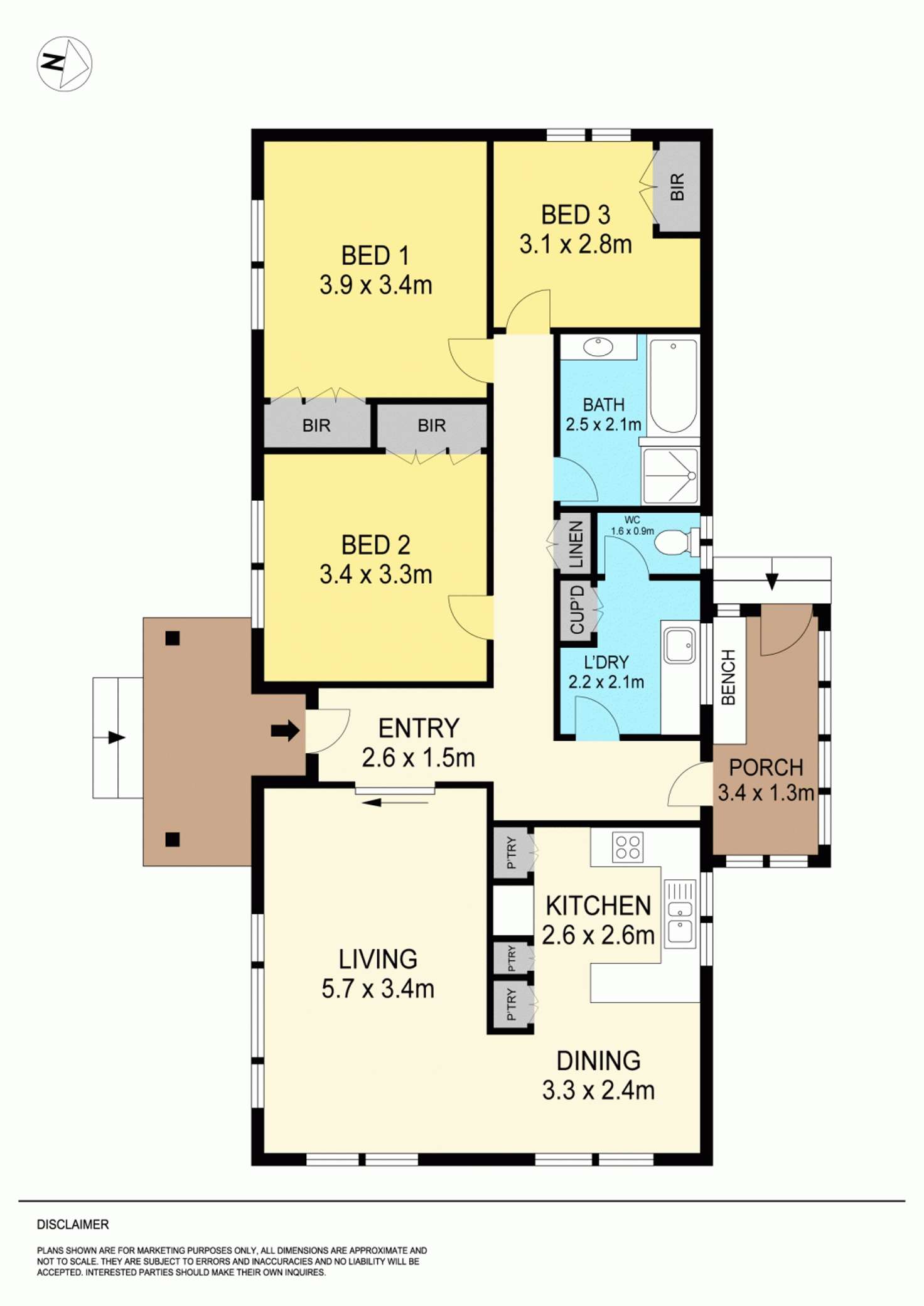 Floorplan of Homely house listing, 43 Malmesbury Street, Wendouree VIC 3355