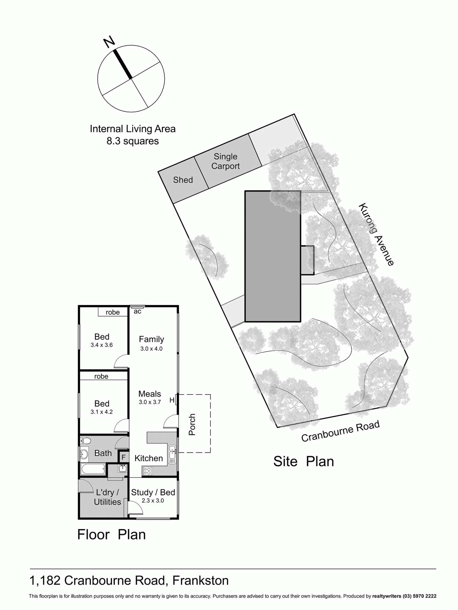 Floorplan of Homely house listing, 1/182 Cranbourne Road, Frankston VIC 3199