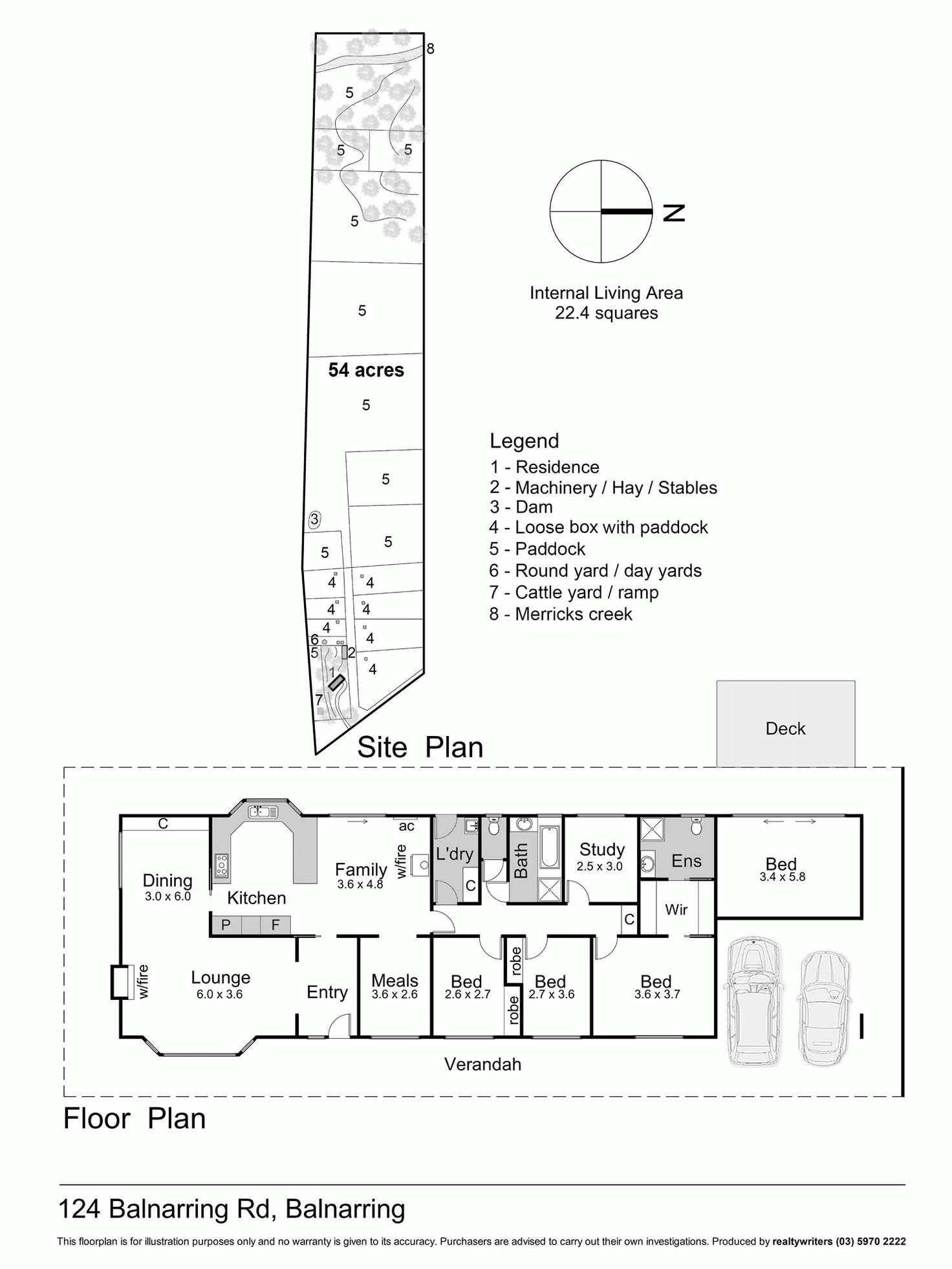 Floorplan of Homely acreageSemiRural listing, 124 Balnarring Road, Balnarring VIC 3926