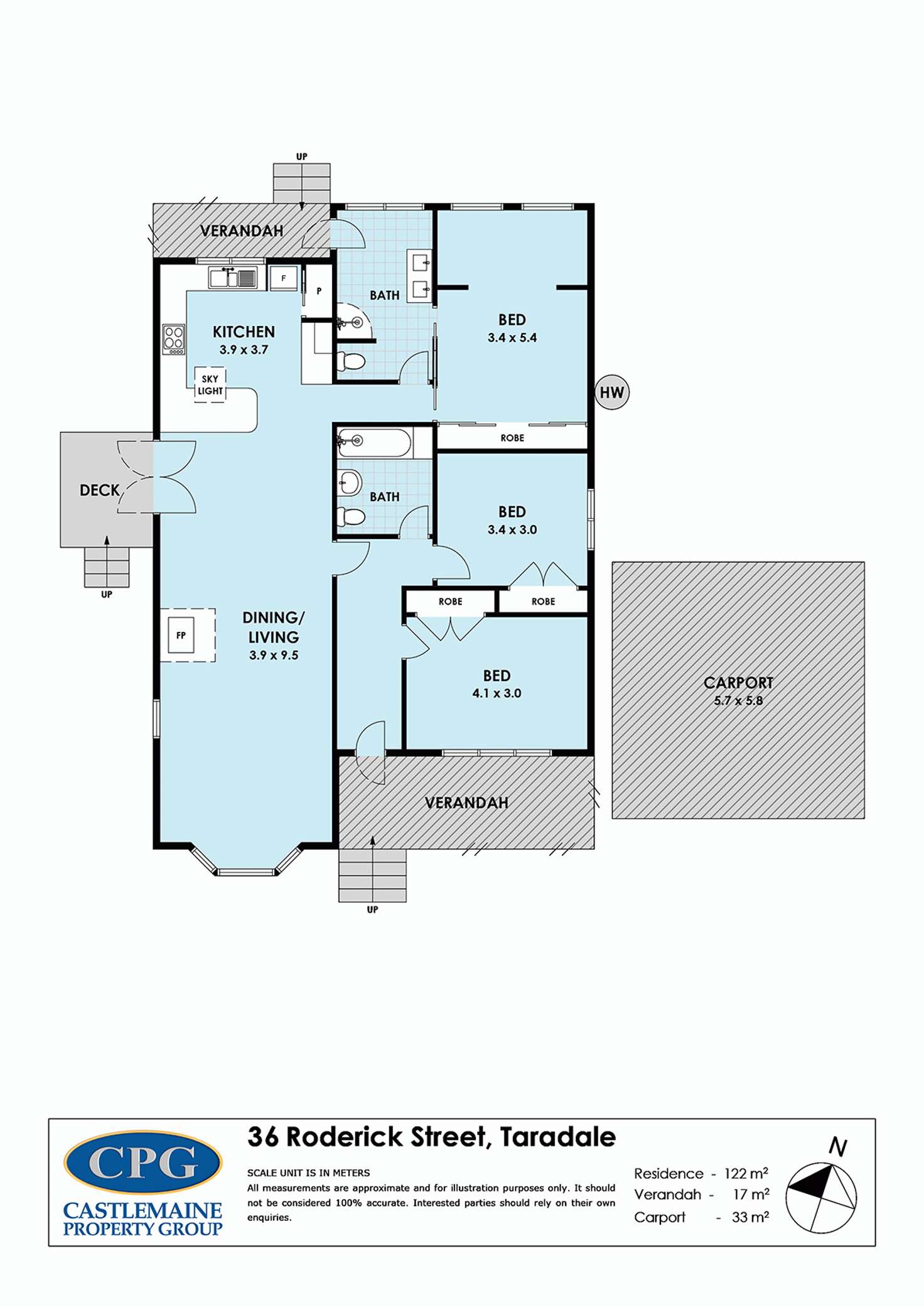 Floorplan of Homely house listing, 36 Roderick Street, Taradale VIC 3447