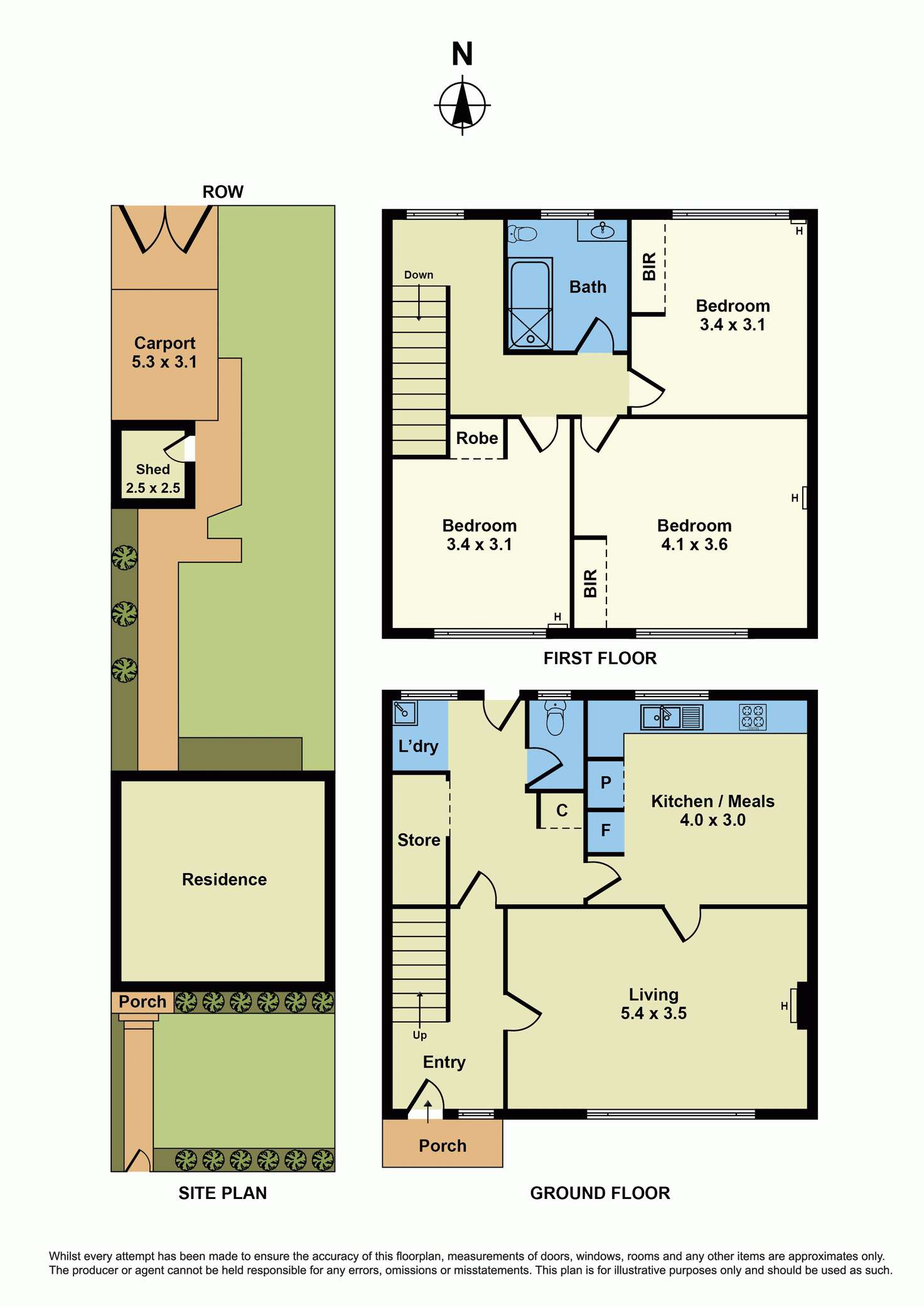 Floorplan of Homely townhouse listing, 72 woods Street, Laverton VIC 3028
