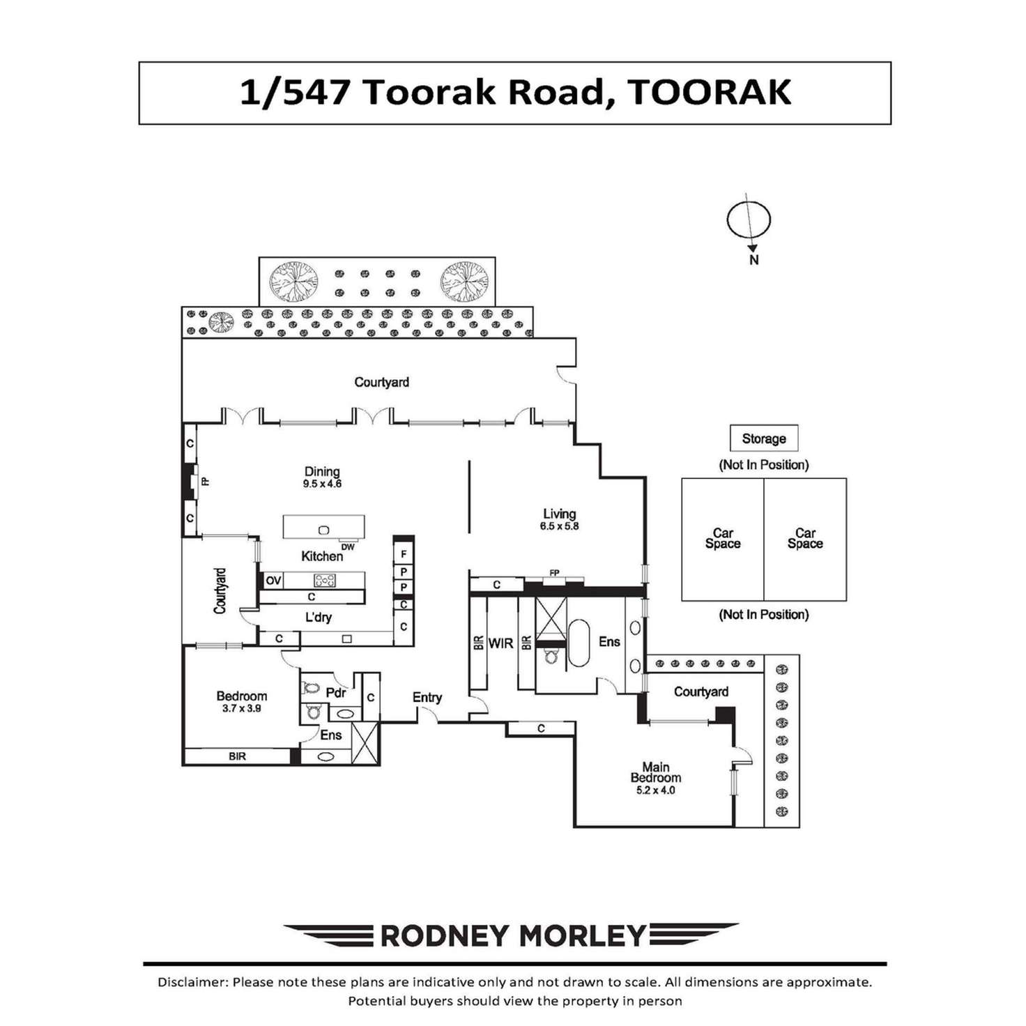 Floorplan of Homely apartment listing, 2/547 Toorak Road, Toorak VIC 3142