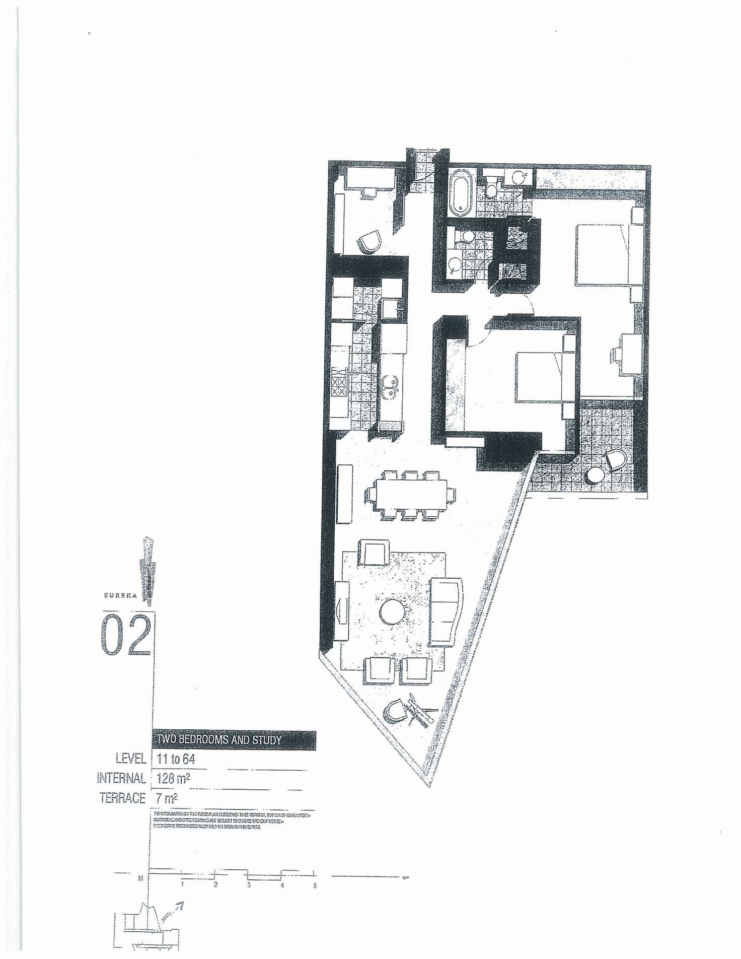 Floorplan of Homely apartment listing, 4902/7 Riverside Quay, Southbank VIC 3006