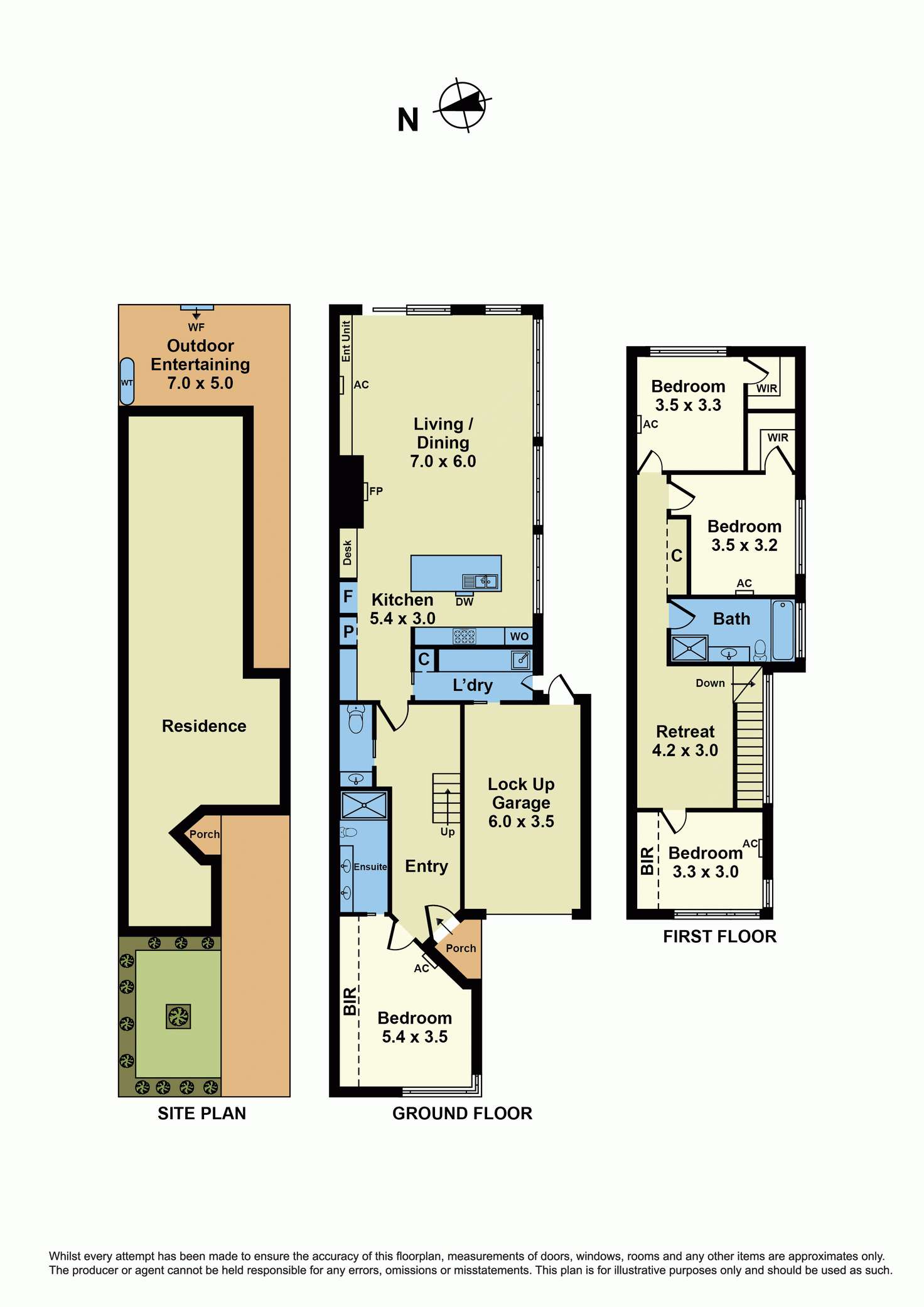 Floorplan of Homely house listing, 6 Charlotte Street, Newport VIC 3015